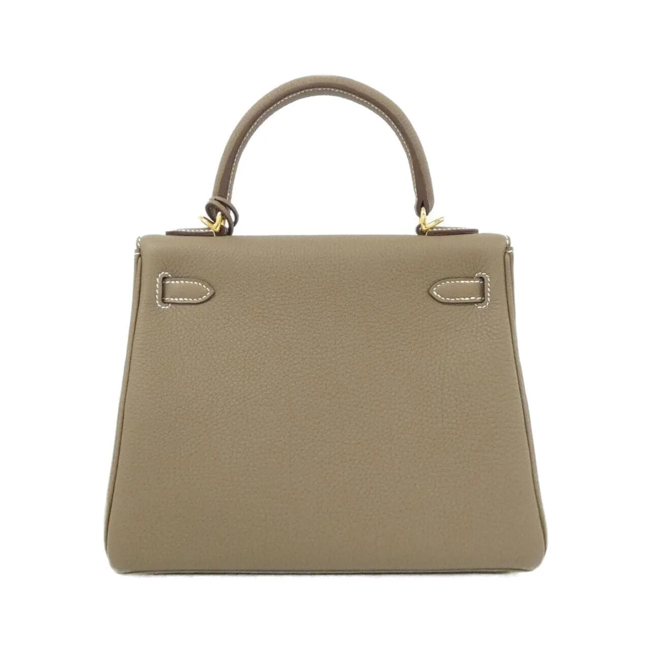 HERMES Kelly 044624CC Handbag Togo Etoupe Togo Leather Unused - Thumbnail 2