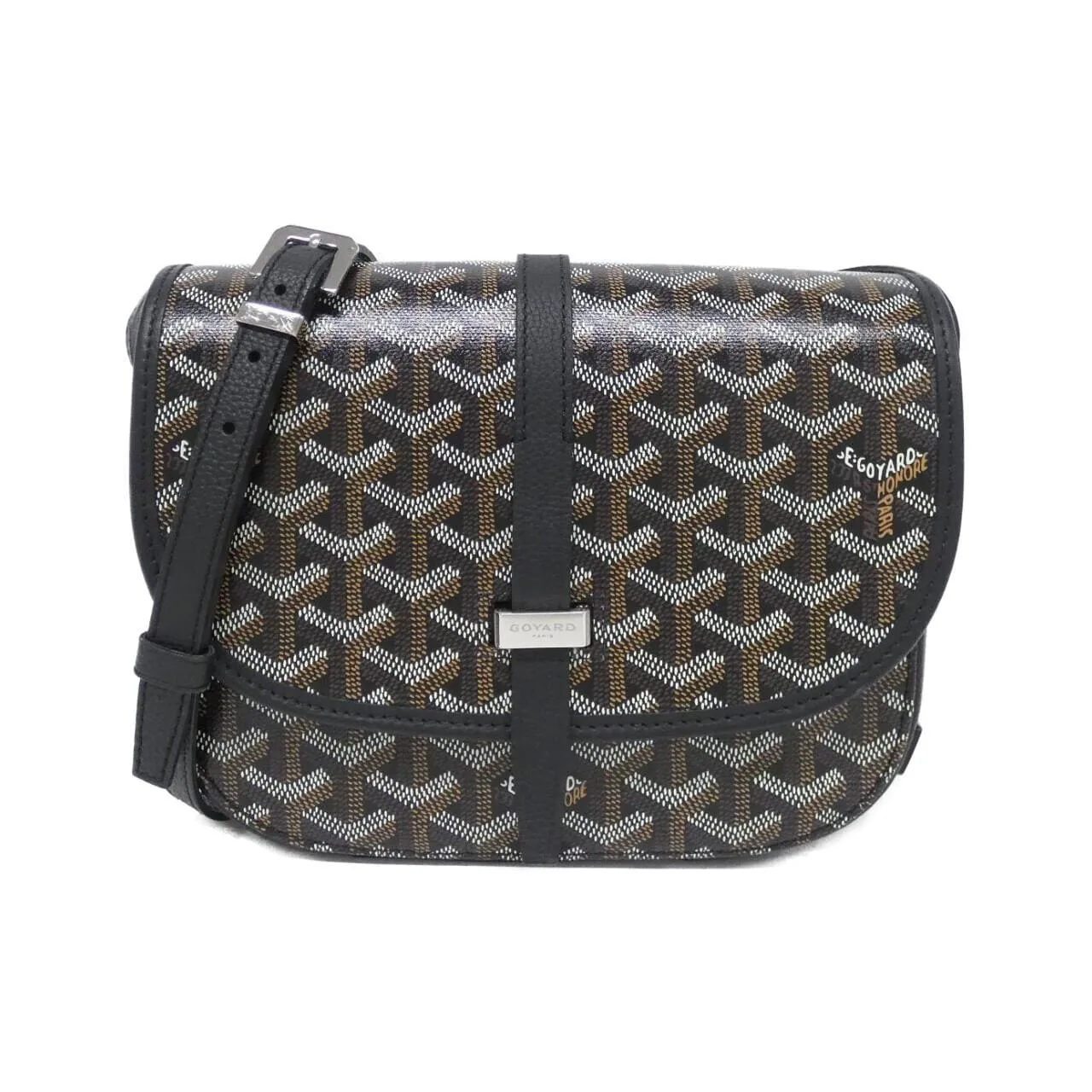GOYARD Shoulder Canvas Black