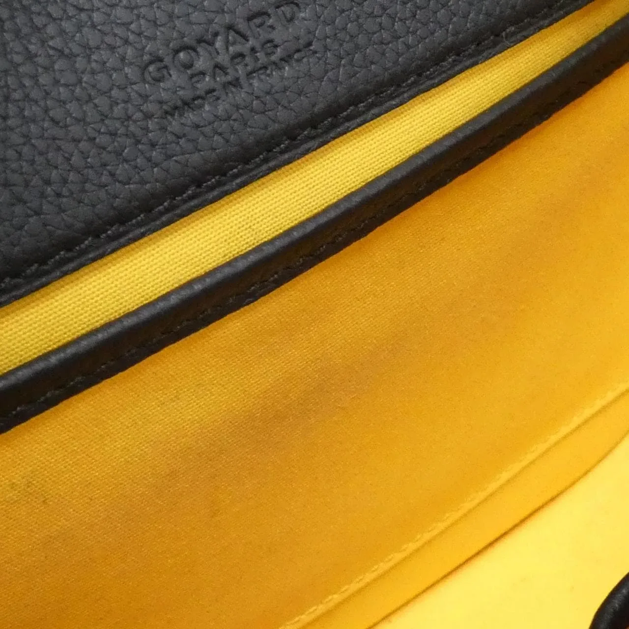 GOYARD Shoulder Canvas 黑色 帆布 中古品A - 縮圖 8