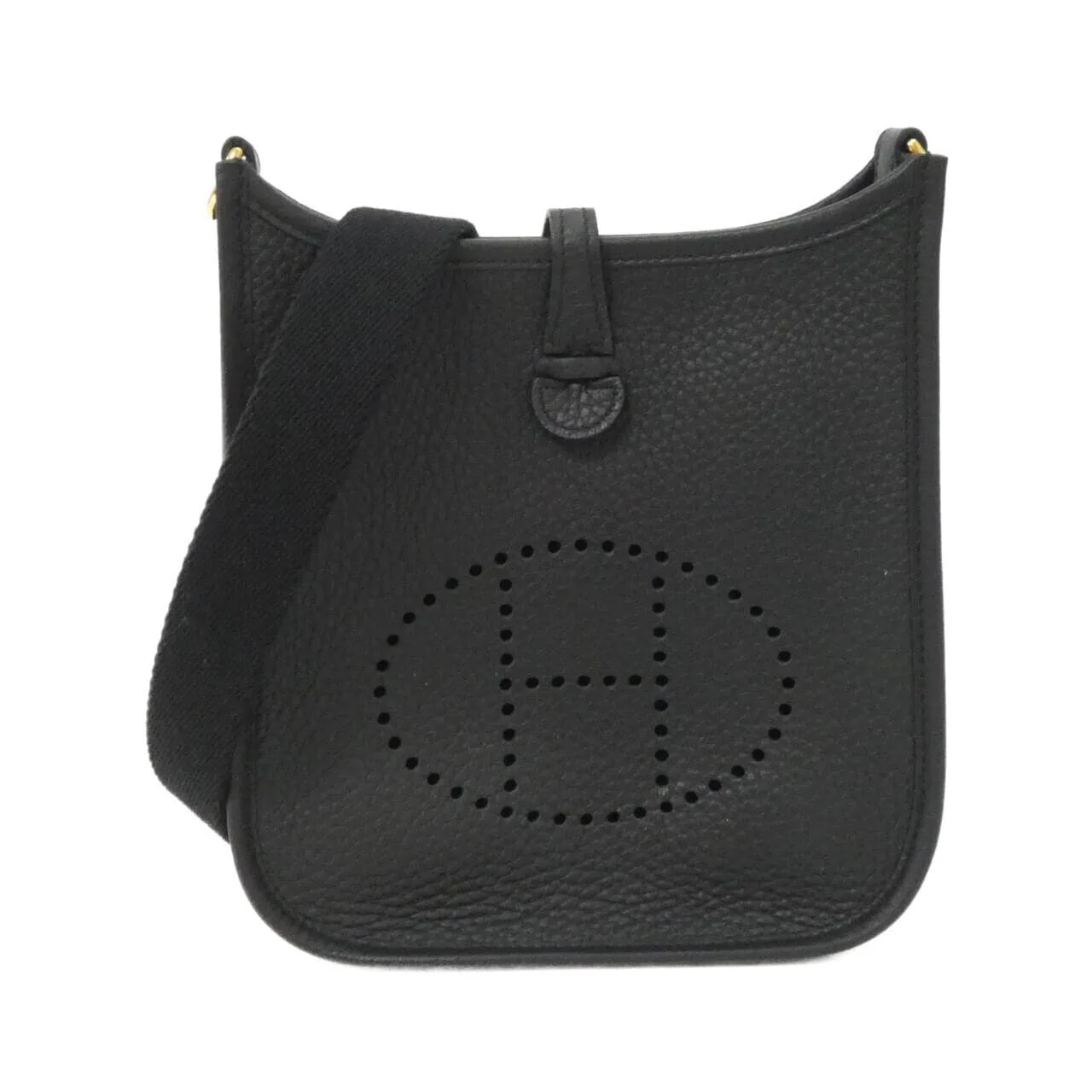 HERMES Evelyne 085945CC 肩背包 Clemence Black