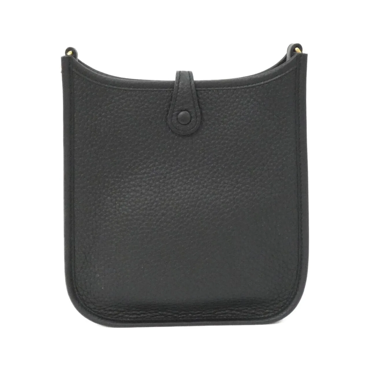 HERMES Evelyne 085945CC Shoulder Clemence Black Clemence Leather Rank A - Thumbnail 2