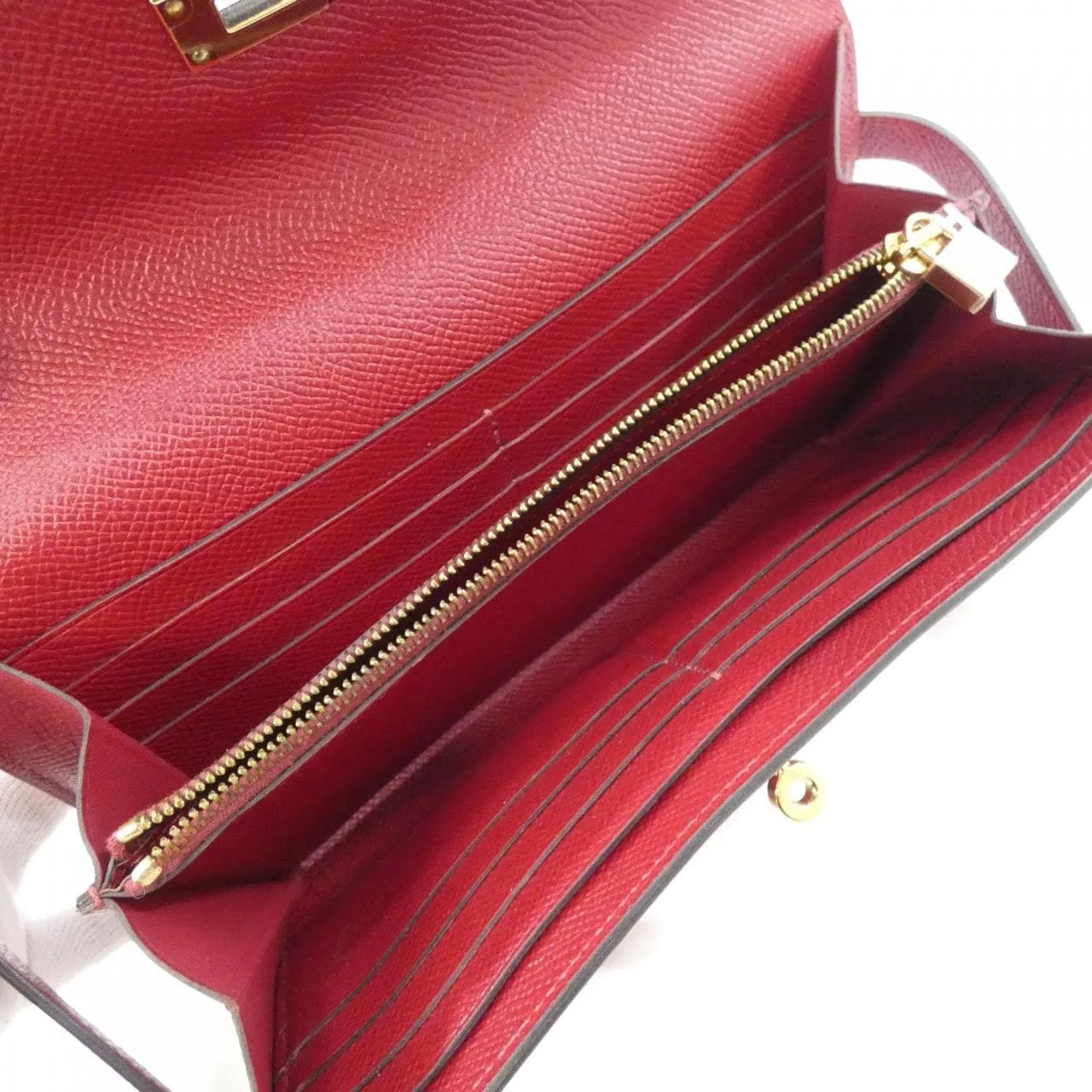 HERMES Kelly 051300CP Wallet Epsom 4
