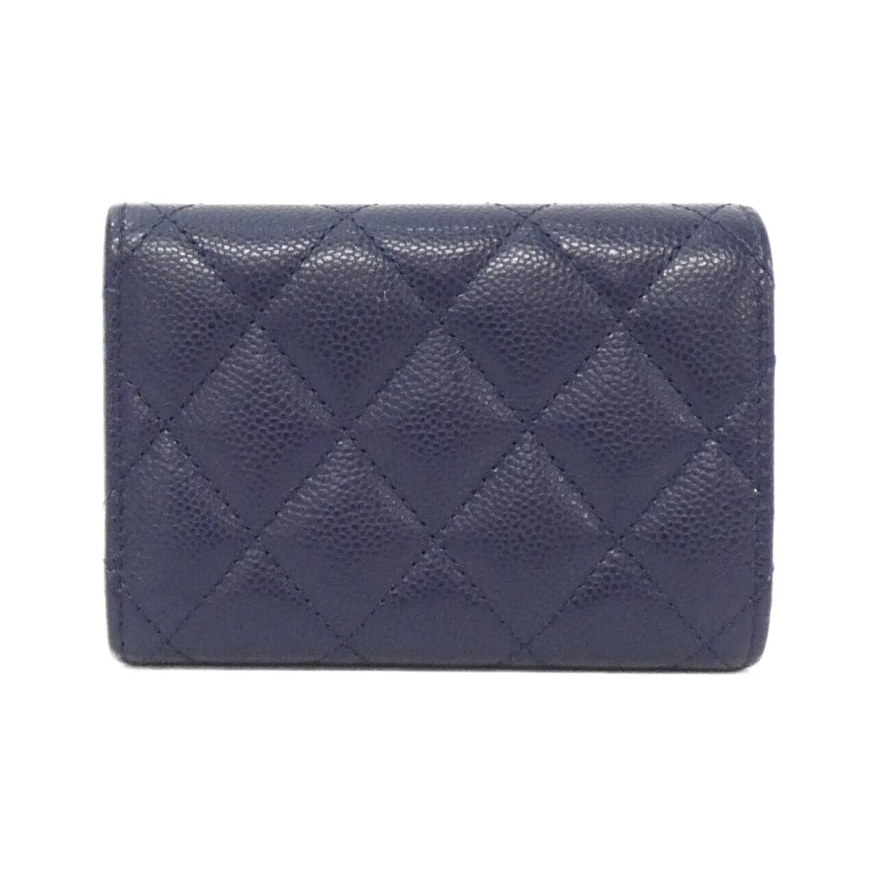 CHANEL Timeless Classic AP0230 Wallet Grained Calfskin Navy Grained Calfskin Rank A - Thumbnail 2