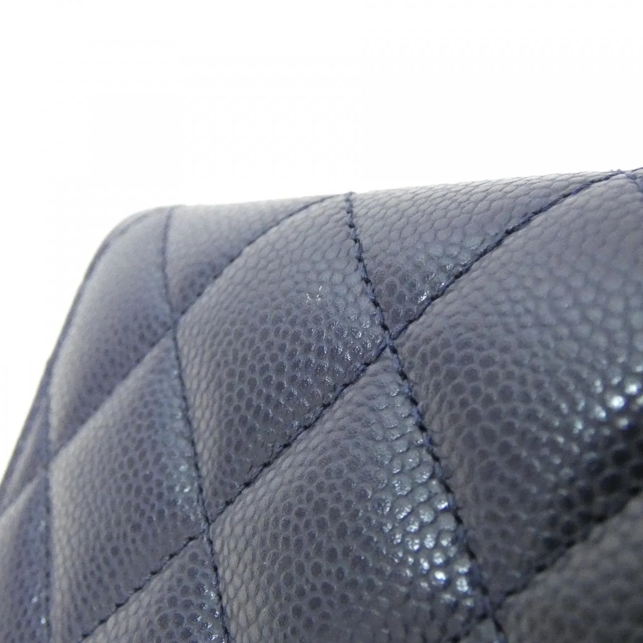 CHANEL Timeless Classic AP0230 Wallet Grained Calfskin Navy Grained Calfskin Rank A - Thumbnail 4