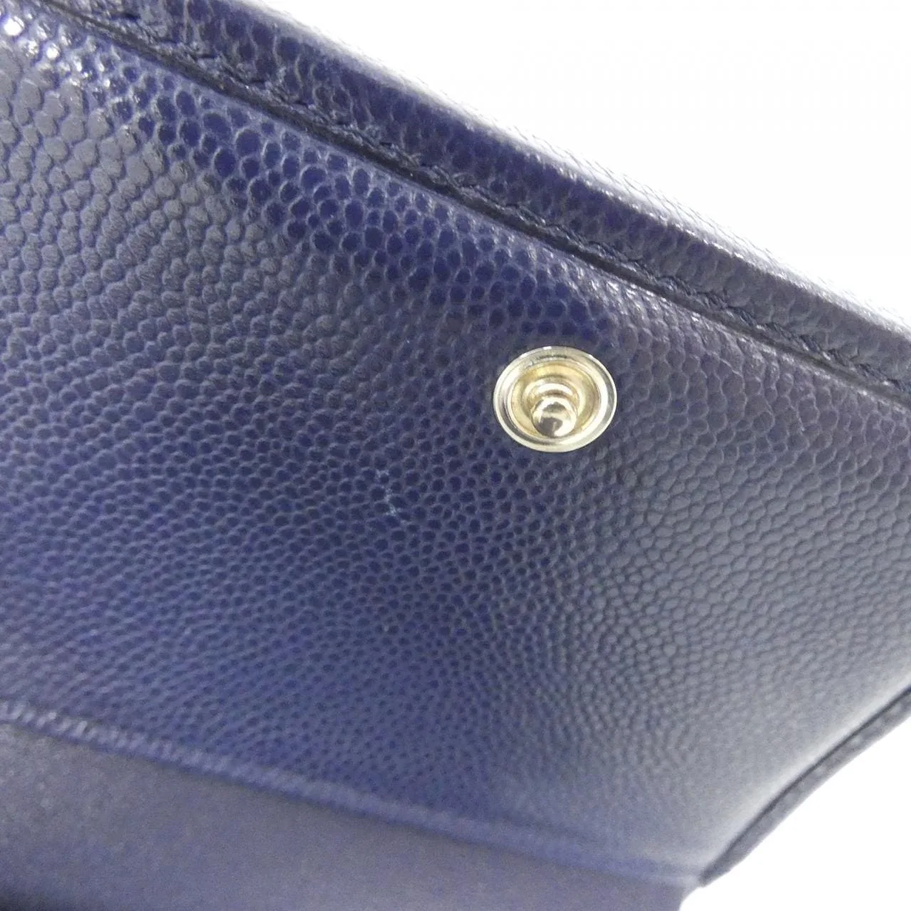 CHANEL Timeless Classic AP0230 Wallet Grained Calfskin Navy Grained Calfskin Rank A - Thumbnail 6