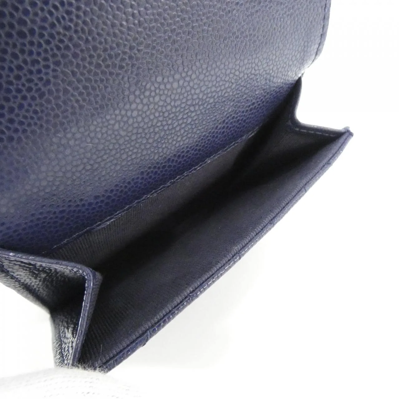 CHANEL Timeless Classic AP0230 Wallet Grained Calfskin Navy Grained Calfskin Rank A - Thumbnail 8