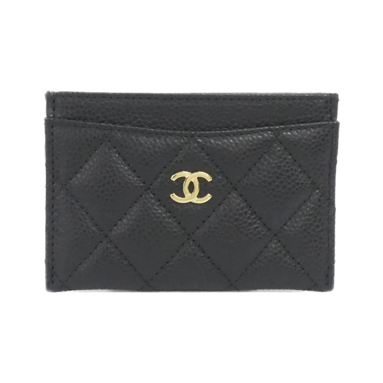 CHANEL Timeless Classic AP0213 Card Case Grained Calfskin