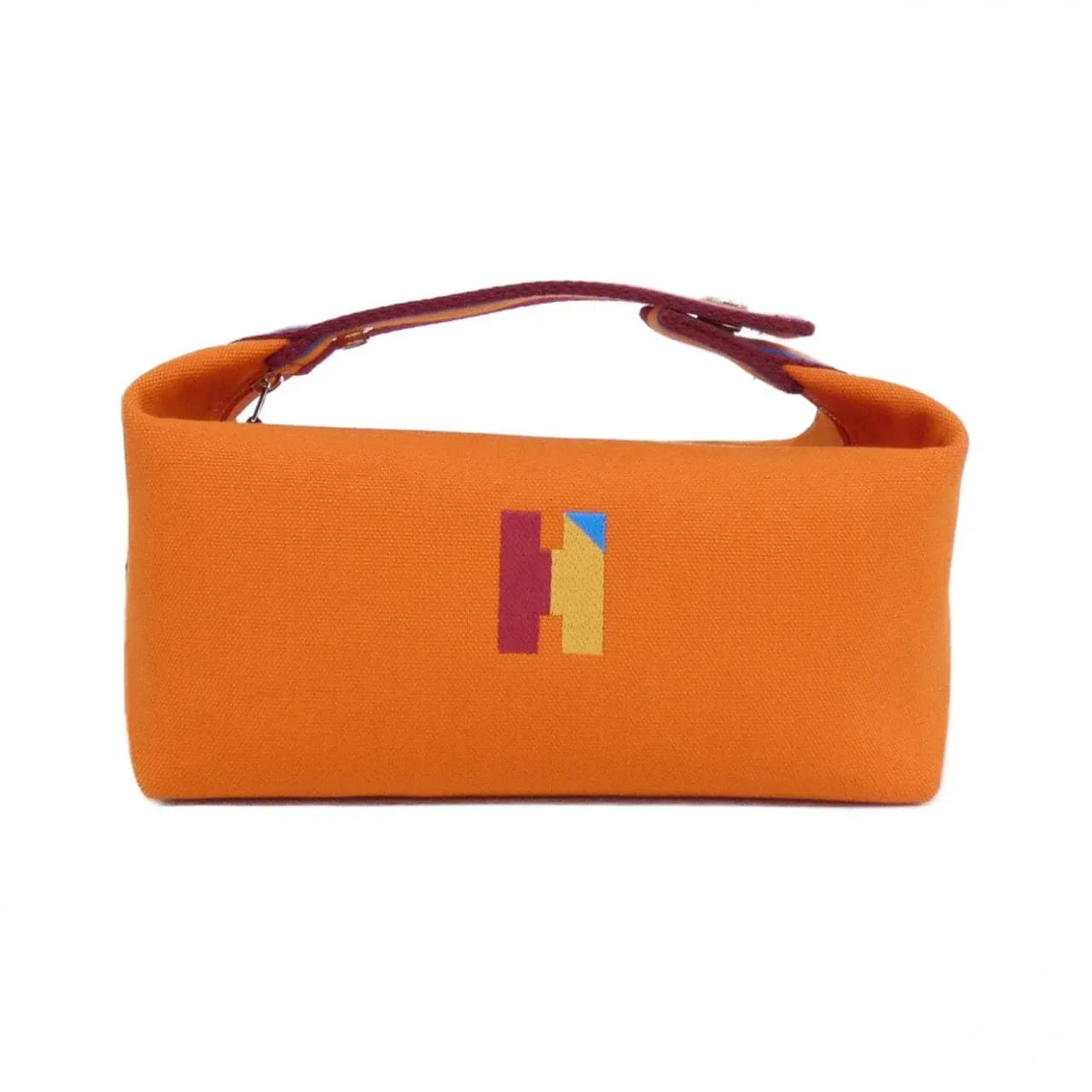 HERMES 104346M Pouch Canvas