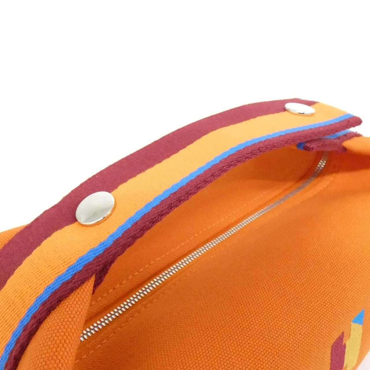 HERMES 104346M Pouch Canvas 4