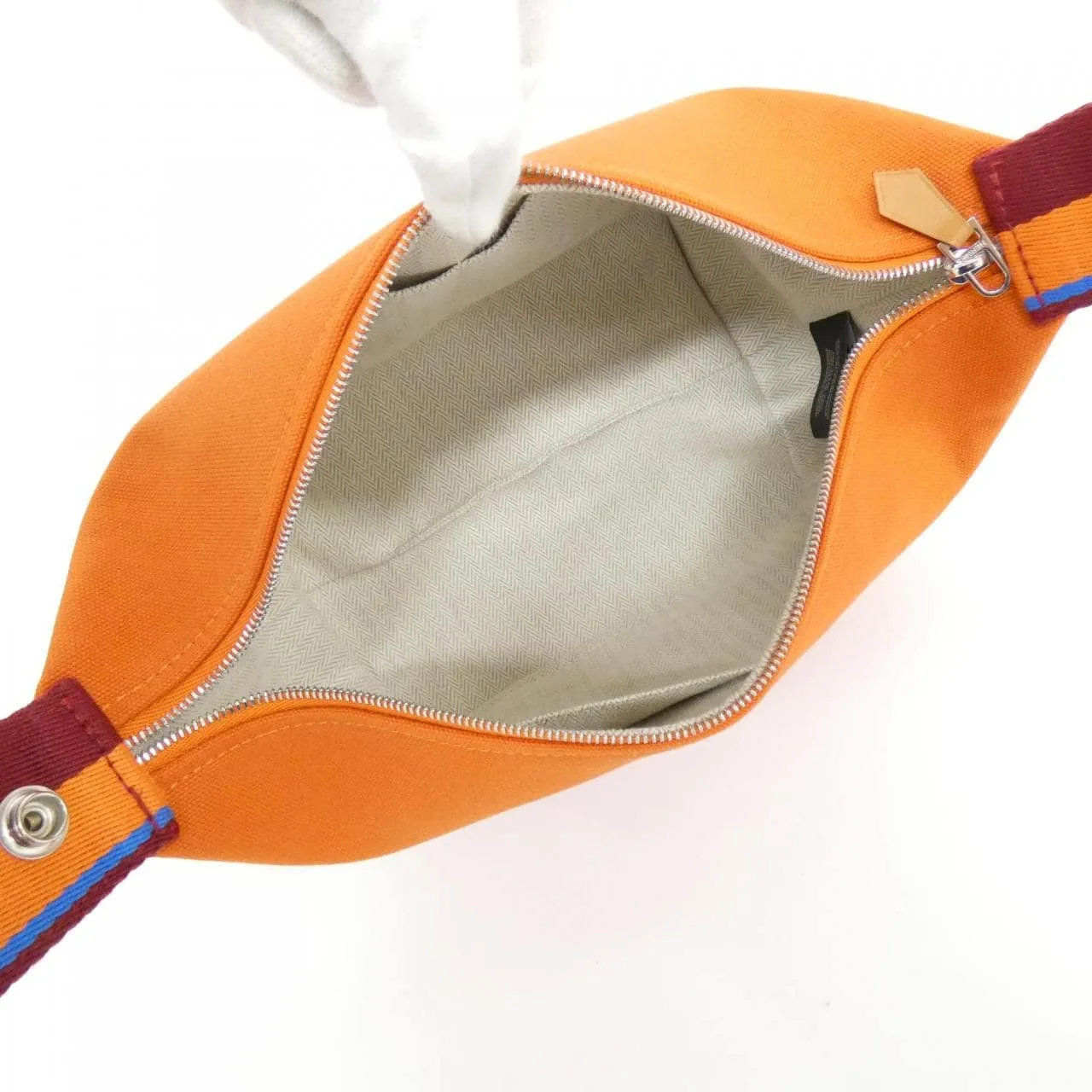 HERMES 104346M Pouch Canvas 5