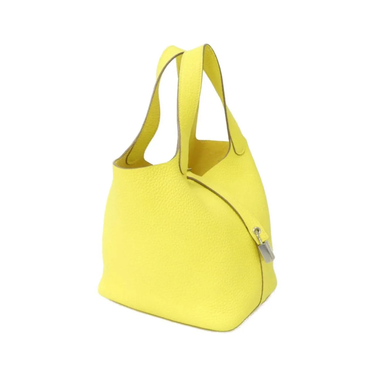 HERMES Picotin 056289CK Handbag Clemence