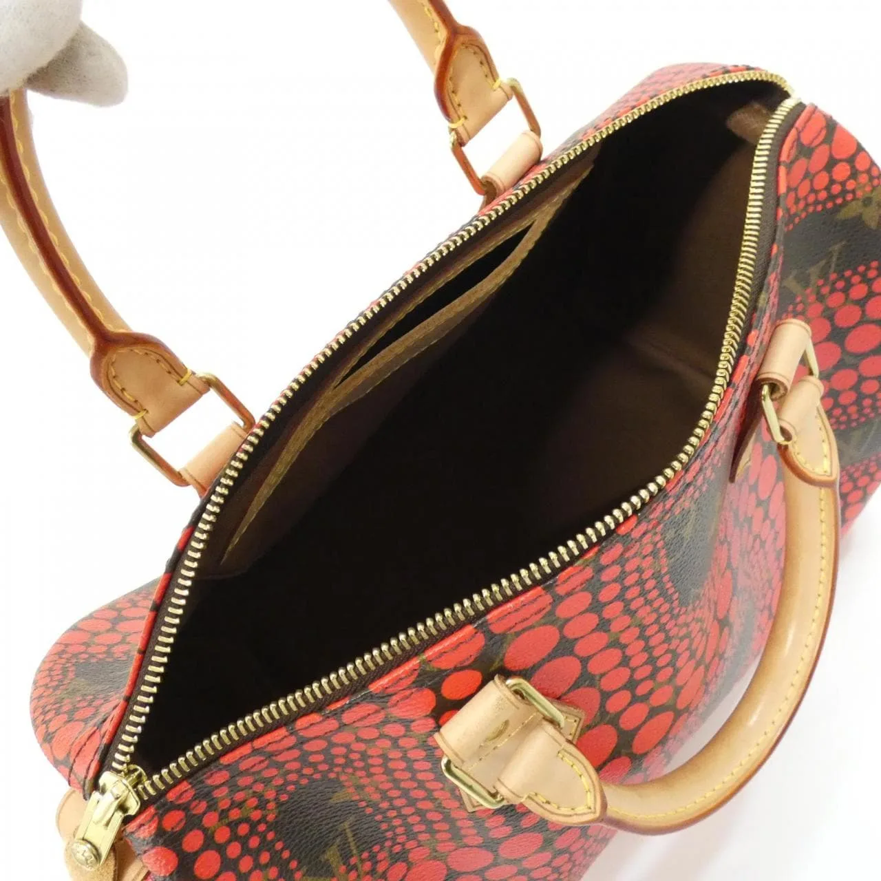 LOUIS VUITTON Speedy M40693 Boston Monogram Rouge Monogram Rank A - Thumbnail 9