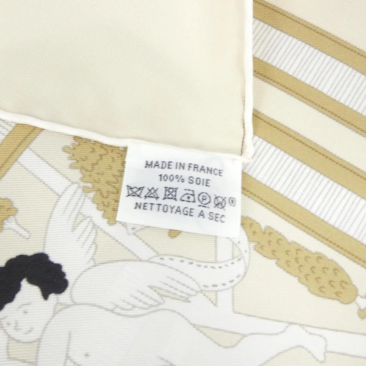 HERMES 003329S Scarf Black Rank A - Thumbnail 3