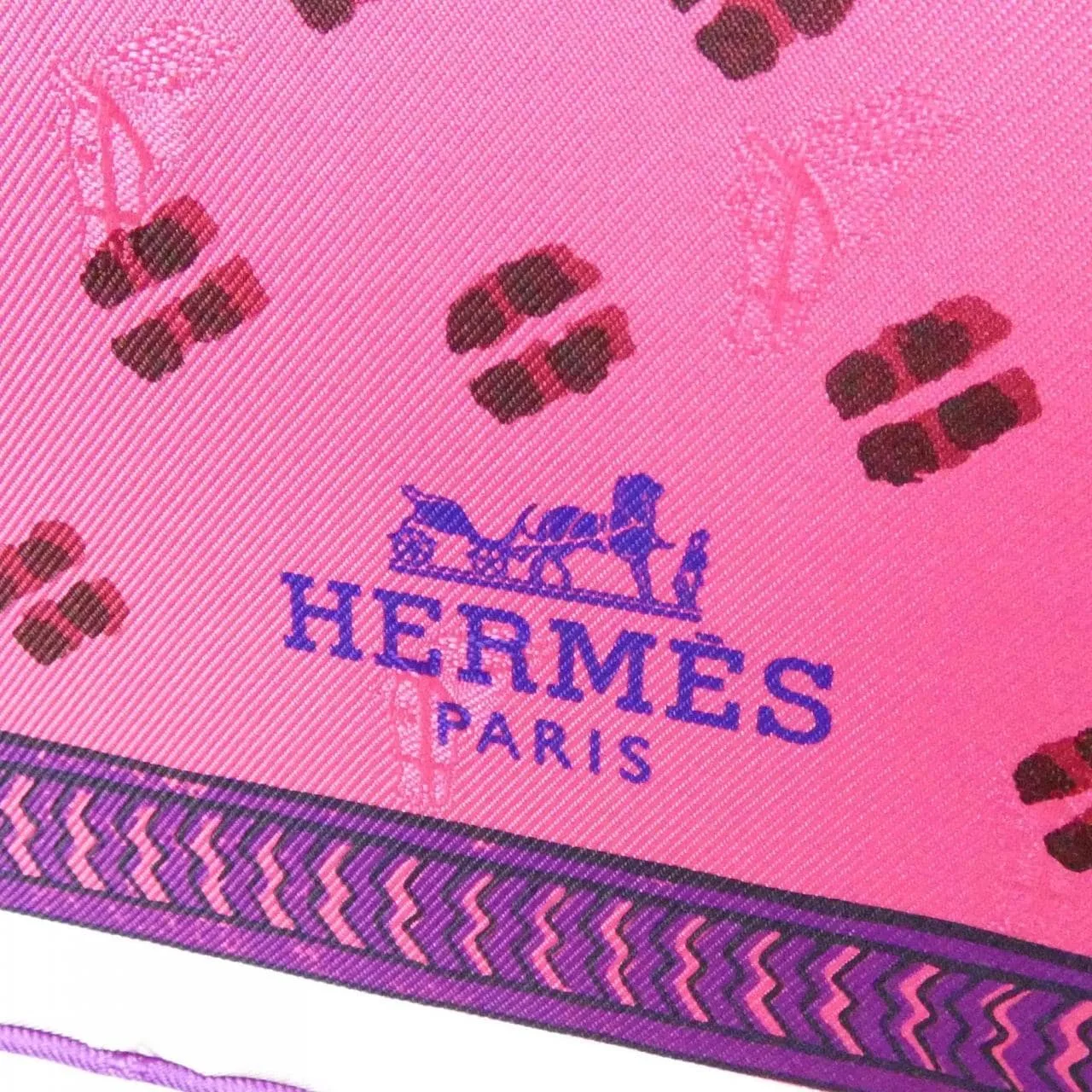 HERMES 173388S Scarf Black Rank A - Thumbnail 2