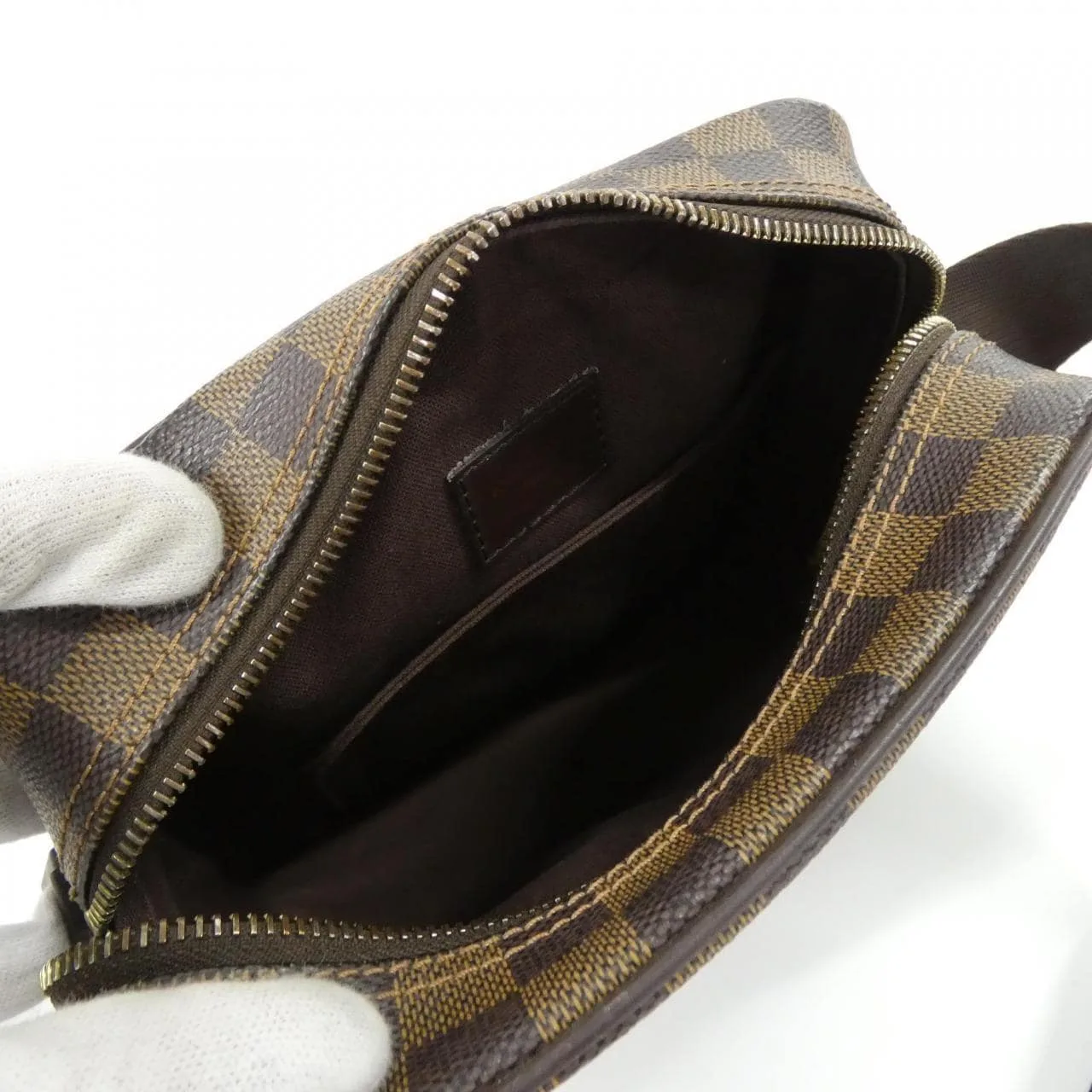 LOUIS VUITTON N41442 Shoulder Damier 黑色 Damier 中古品A - 縮圖 7