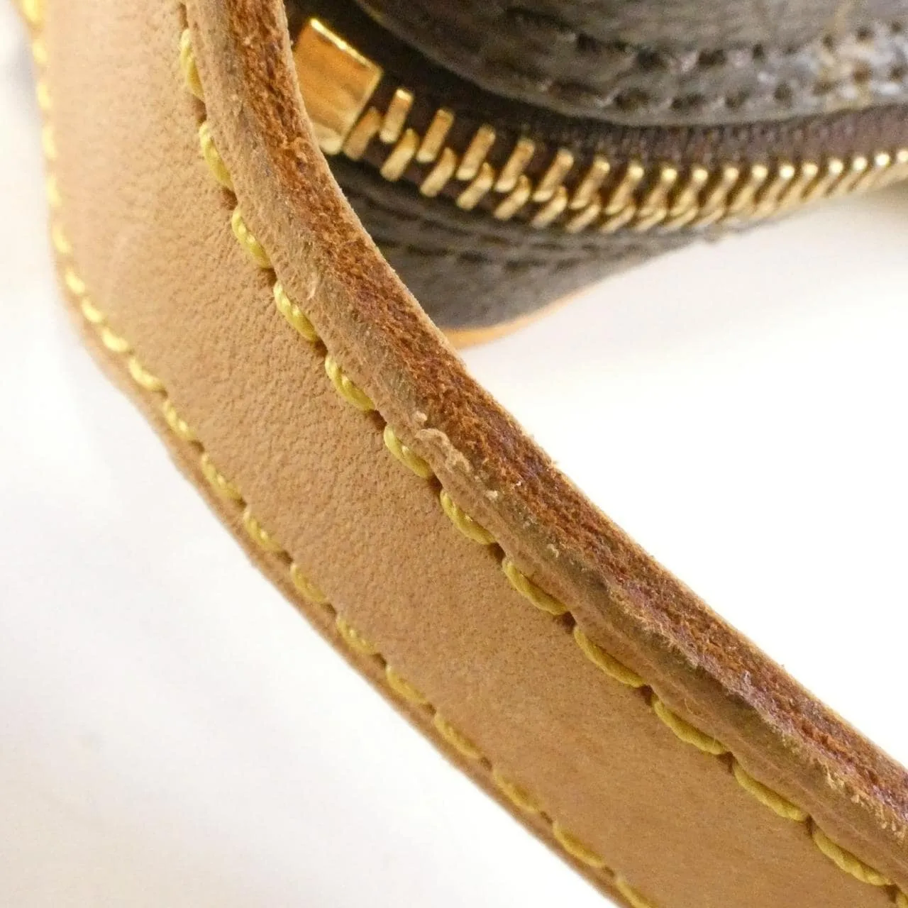 LOUIS VUITTON Pochette M51510 Shoulder Monogram 黑色 Monogram 中古品B - 縮圖 6