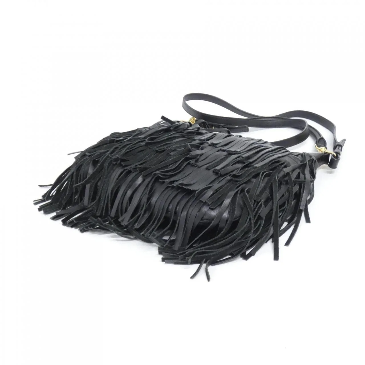 SAINT LAURENT 410565 CWU0J Shoulder Black Rank A - Thumbnail 2