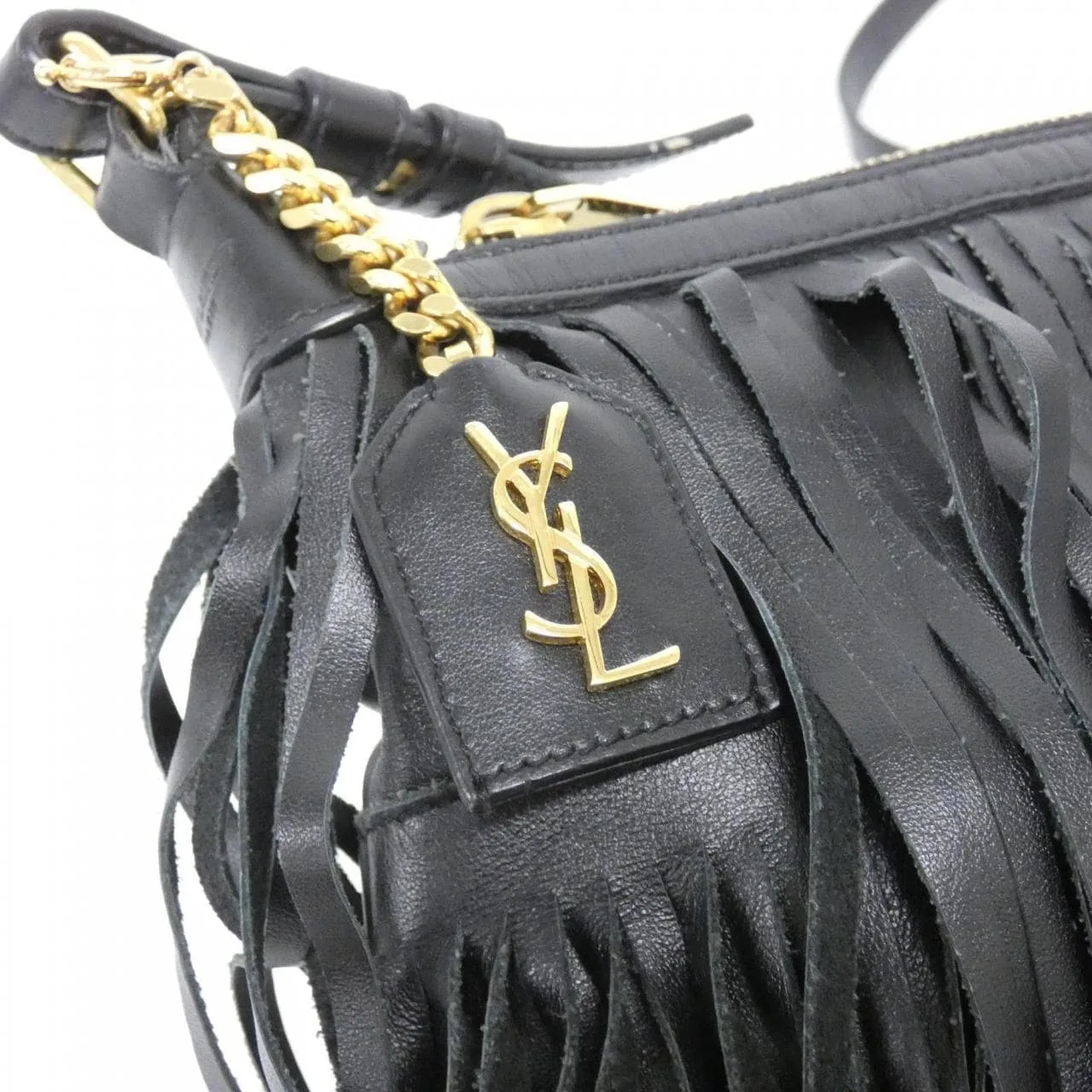 SAINT LAURENT 410565 CWU0J Shoulder Black Rank A - Thumbnail 4