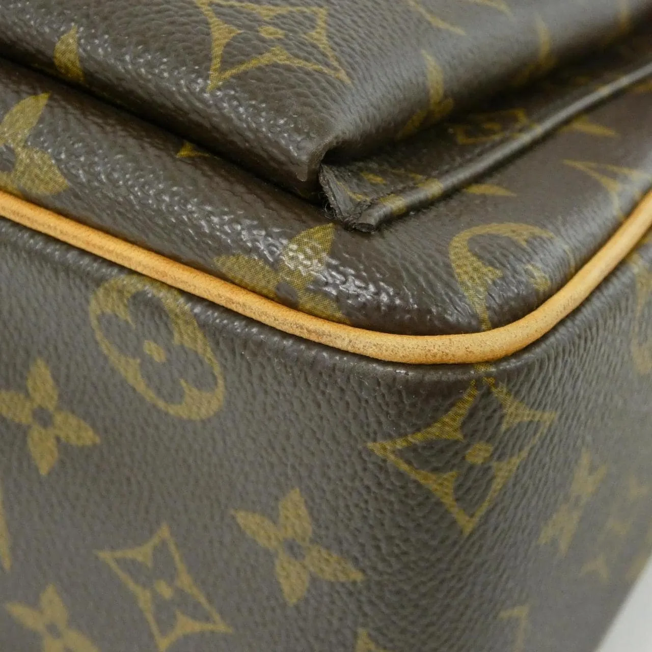 LOUIS VUITTON Viva Cité M51163 Shoulder Monogram 黑色 Monogram 中古品A - 縮圖 3