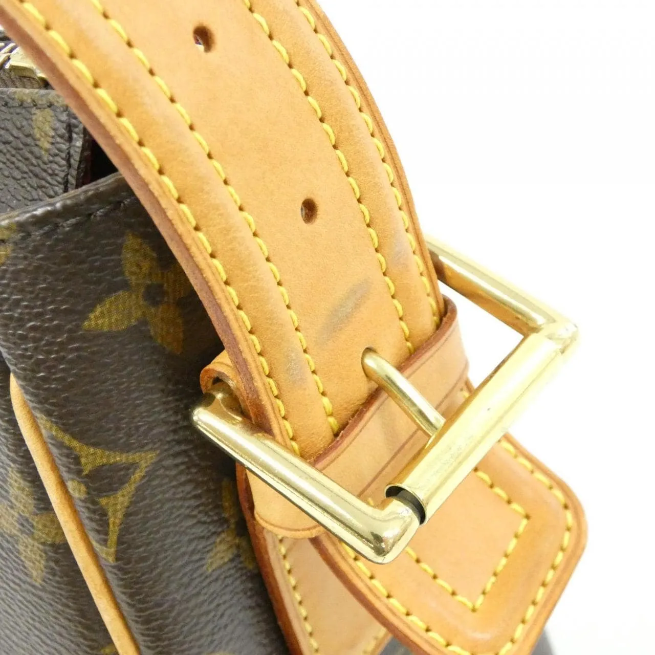 LOUIS VUITTON Viva Cité M51163 Shoulder Monogram 黑色 Monogram 中古品A - 縮圖 6