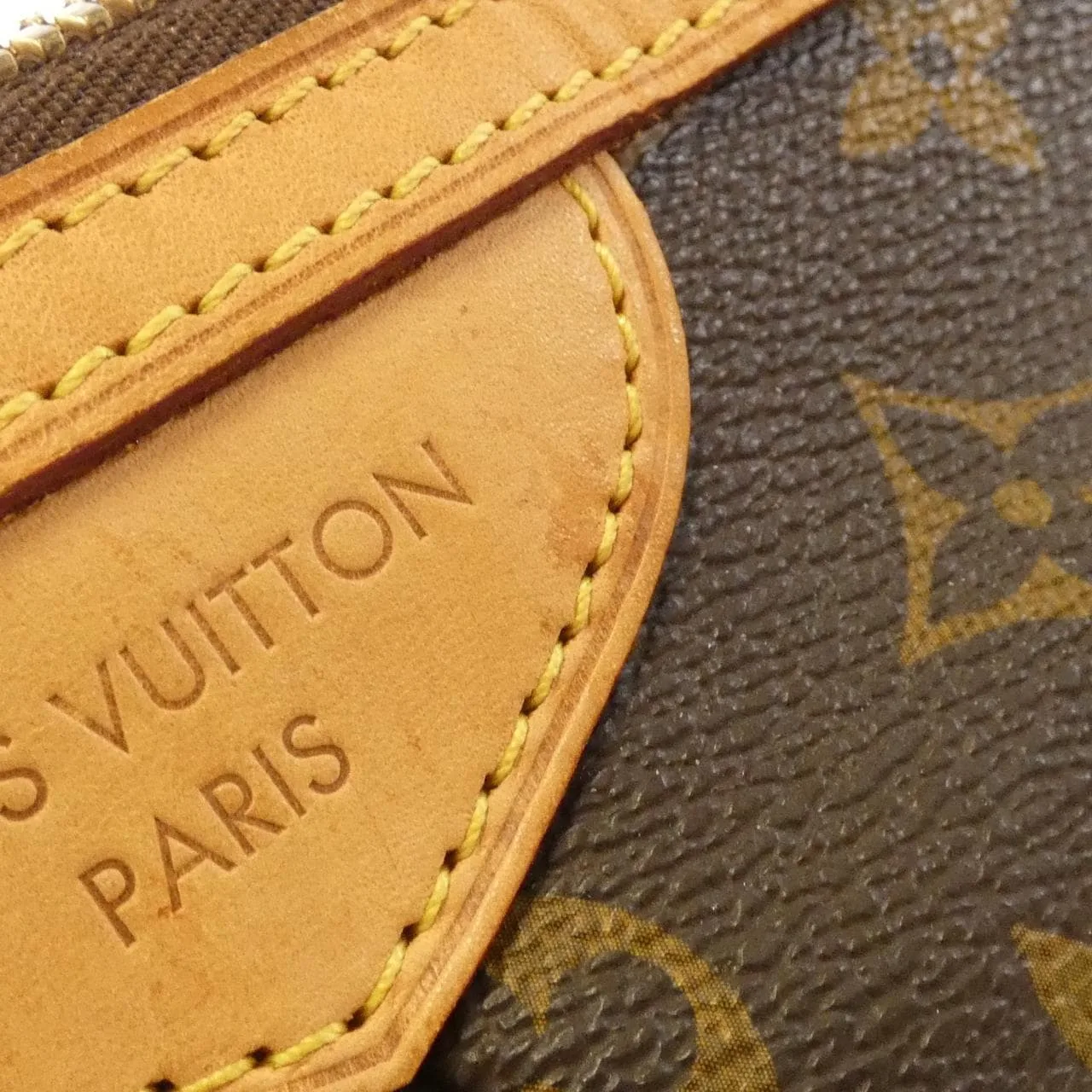 LOUIS VUITTON M40145 Handbag Monogram Black Monogram Rank B - Thumbnail 4