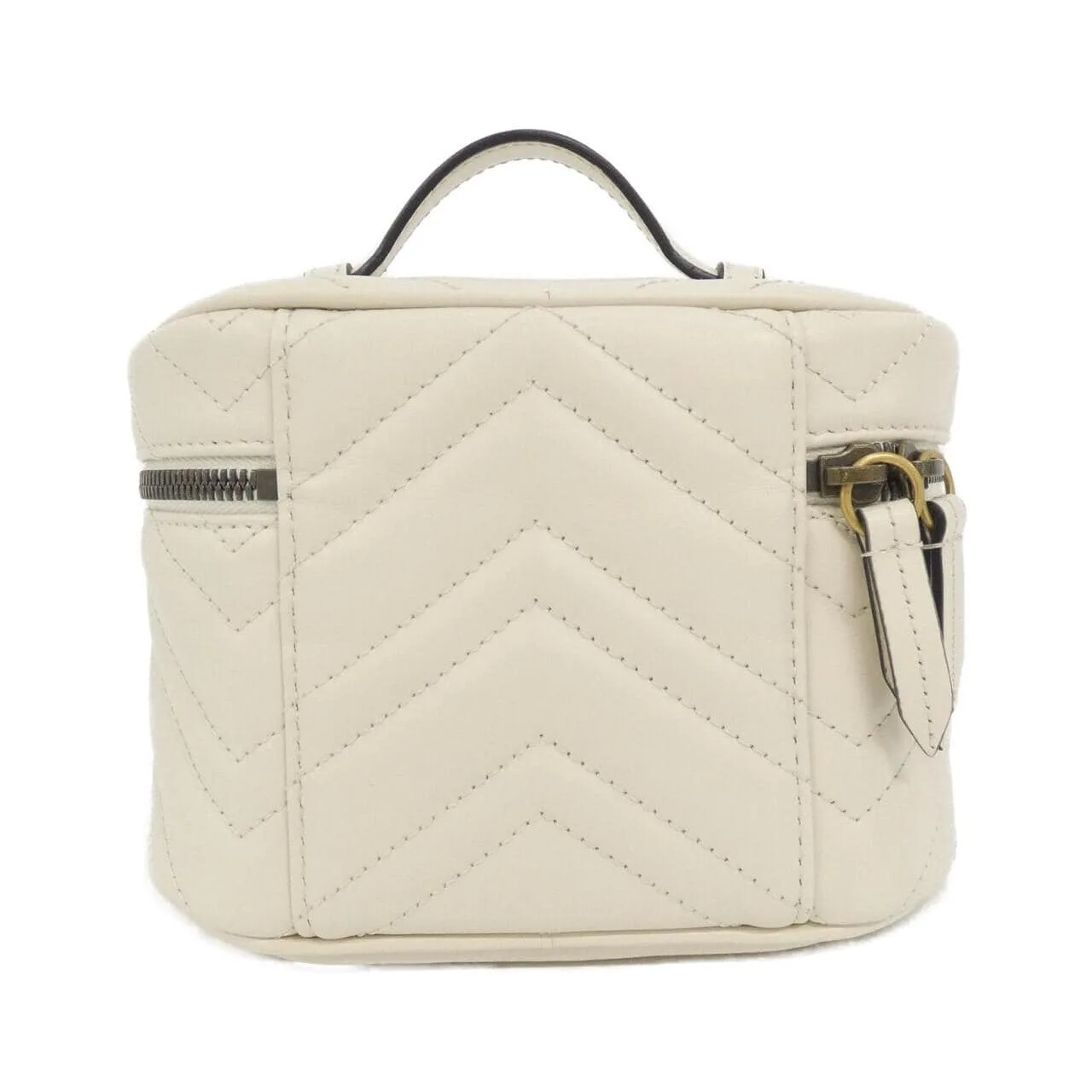 GUCCI 624615 DTDHT 手提包 皮革 白色 皮革 中古品A - 縮圖 2