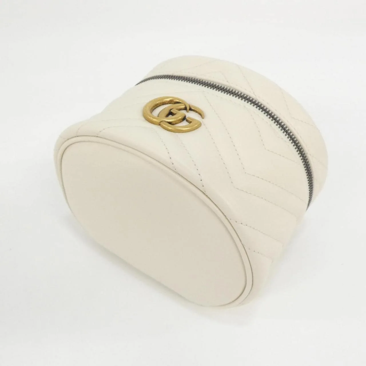 GUCCI 624615 DTDHT 手提包 皮革 白色 皮革 中古品A - 縮圖 3