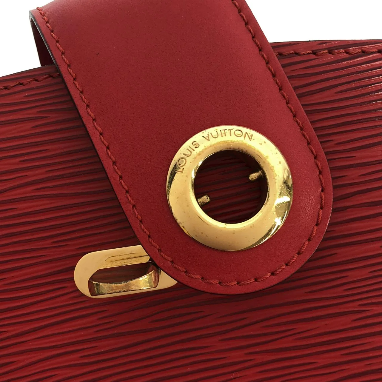 LOUIS VUITTON M52257 Shoulder Epi Red Epi Rank A - Thumbnail 4