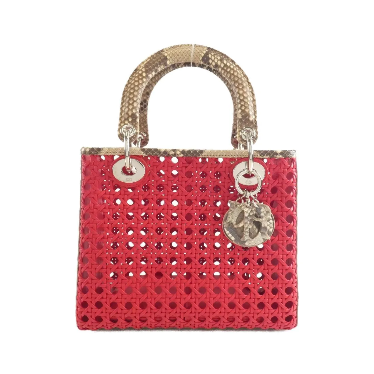 DIOR Lady Dior M0590PCPE 手提包 蟒蛇皮
