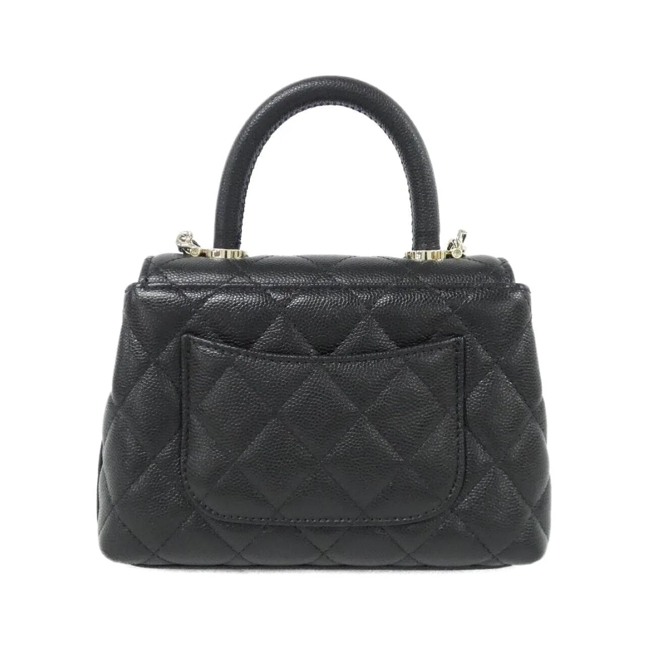 CHANEL AP4244 Wallet Grained Calfskin Black Grained Calfskin Rank A - Thumbnail 2