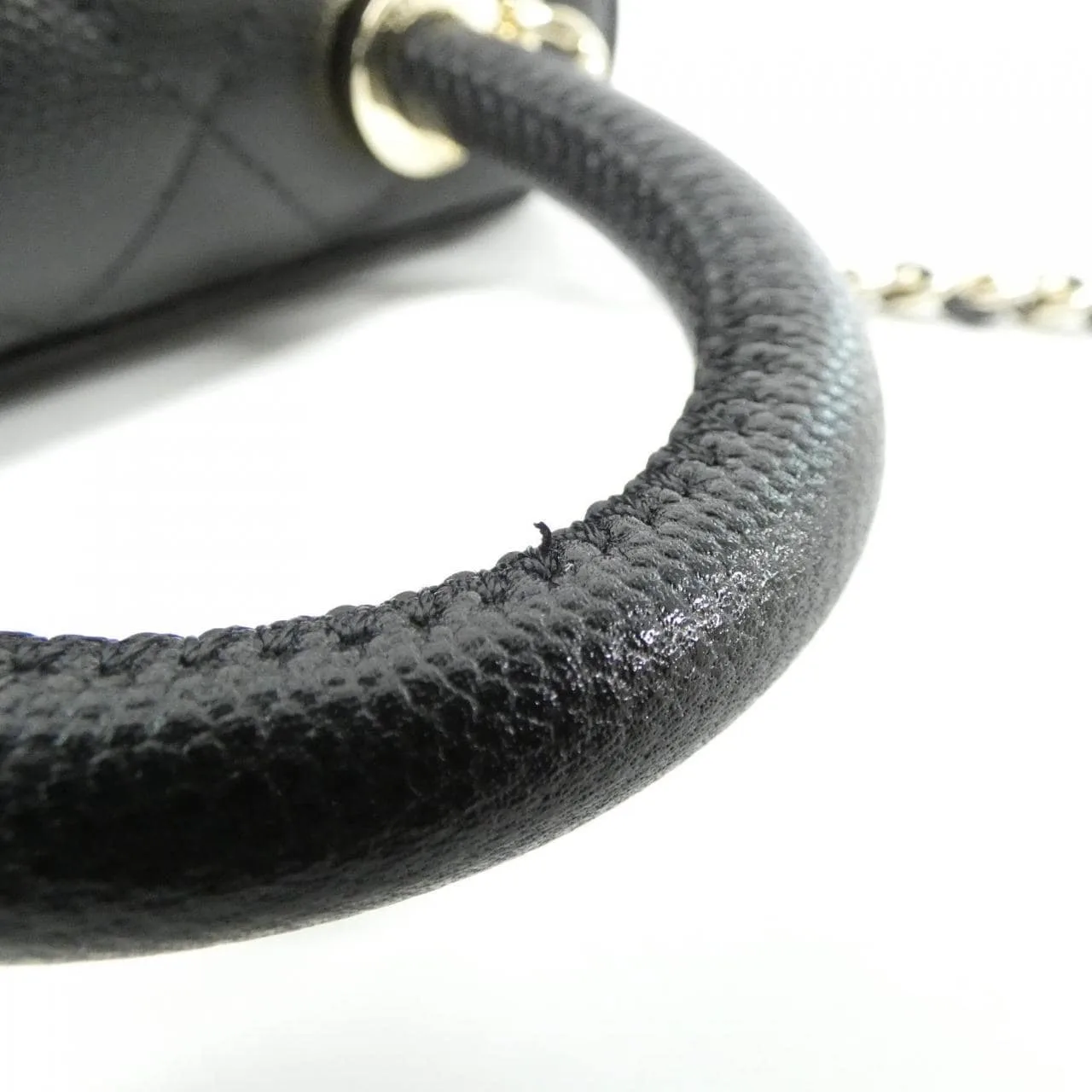 CHANEL AP4244 Wallet Grained Calfskin Black Grained Calfskin Rank A - Thumbnail 4