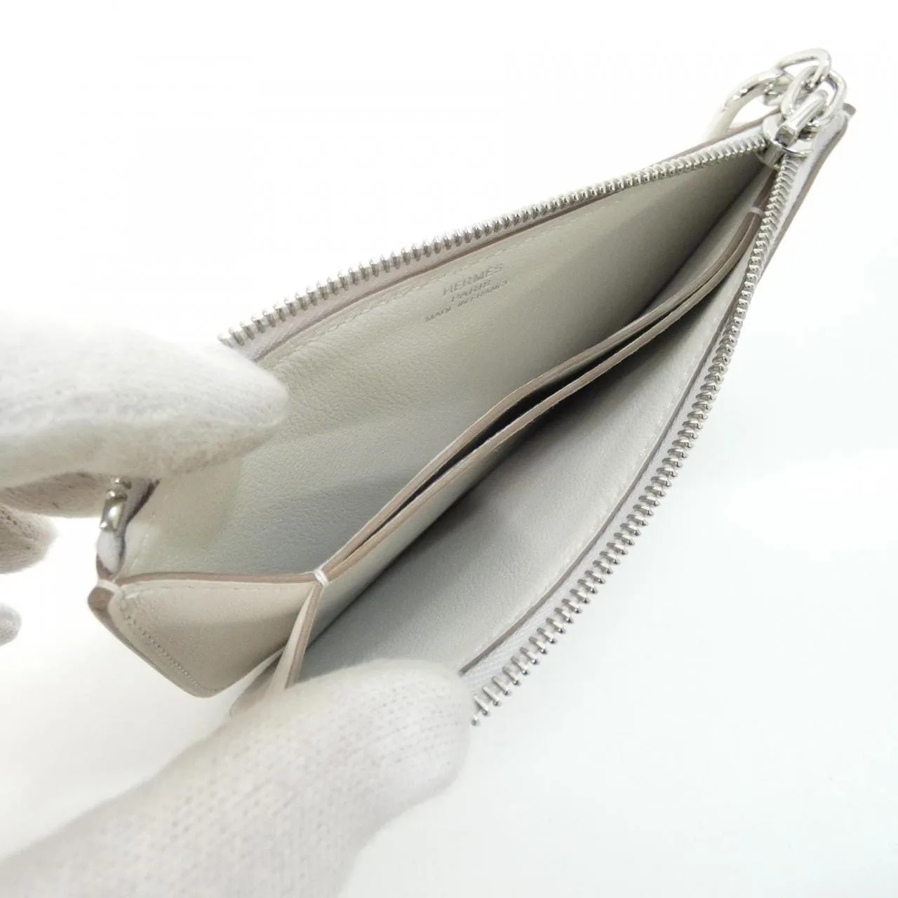 HERMES 086972CK Card Case Swift Swift Leather Unused - Thumbnail 4