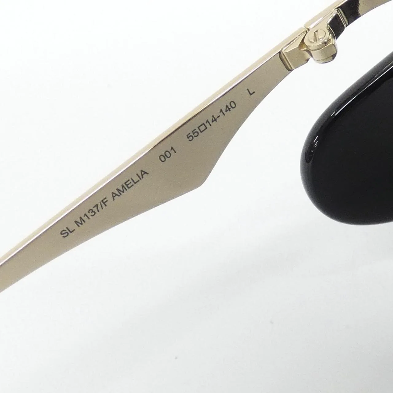 SAINT LAURENT SL M137 F AMELIA sunglasses 黑色 中古品A - 縮圖 6