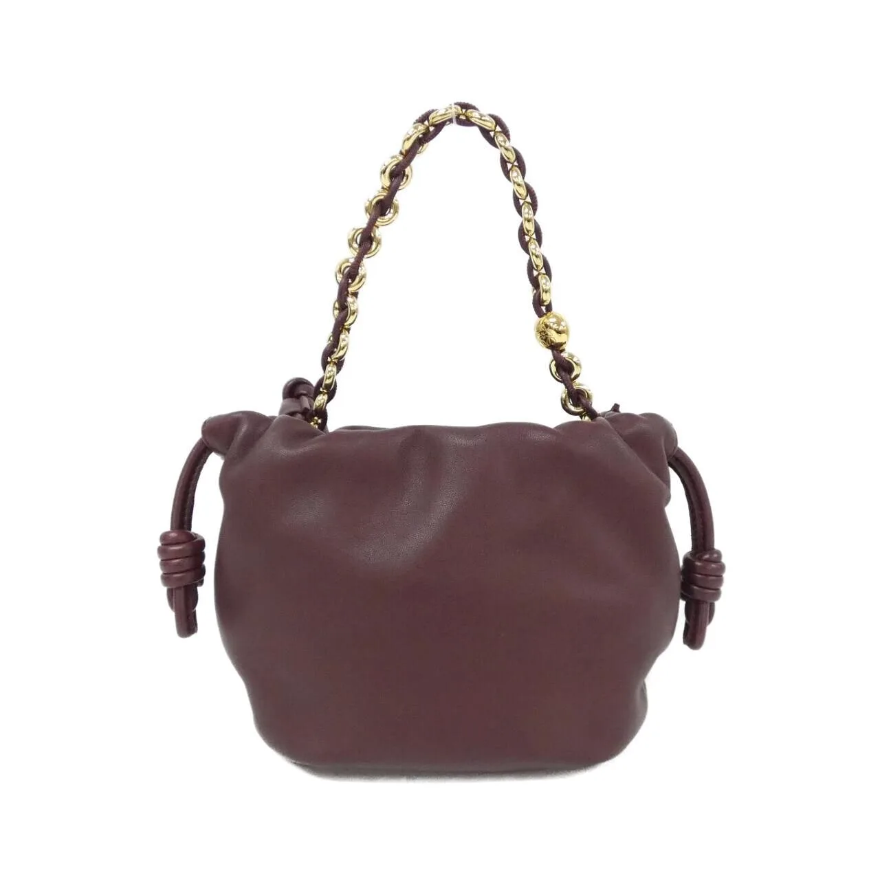LOEWE Flamenco A914CBPX03 Handbag Lambskin Black Lambskin Rank A - Thumbnail 2