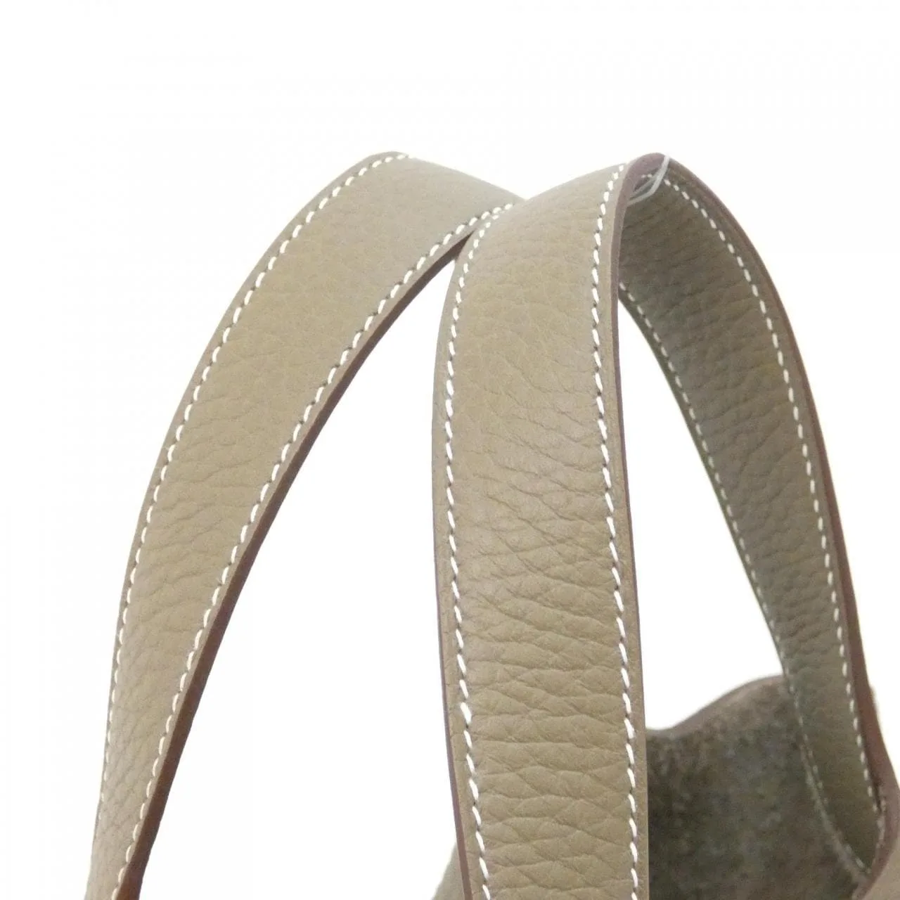 HERMES Picotin 056289CK Handbag Clemence Etoupe Clemence 皮 未使用品 - 縮圖 4