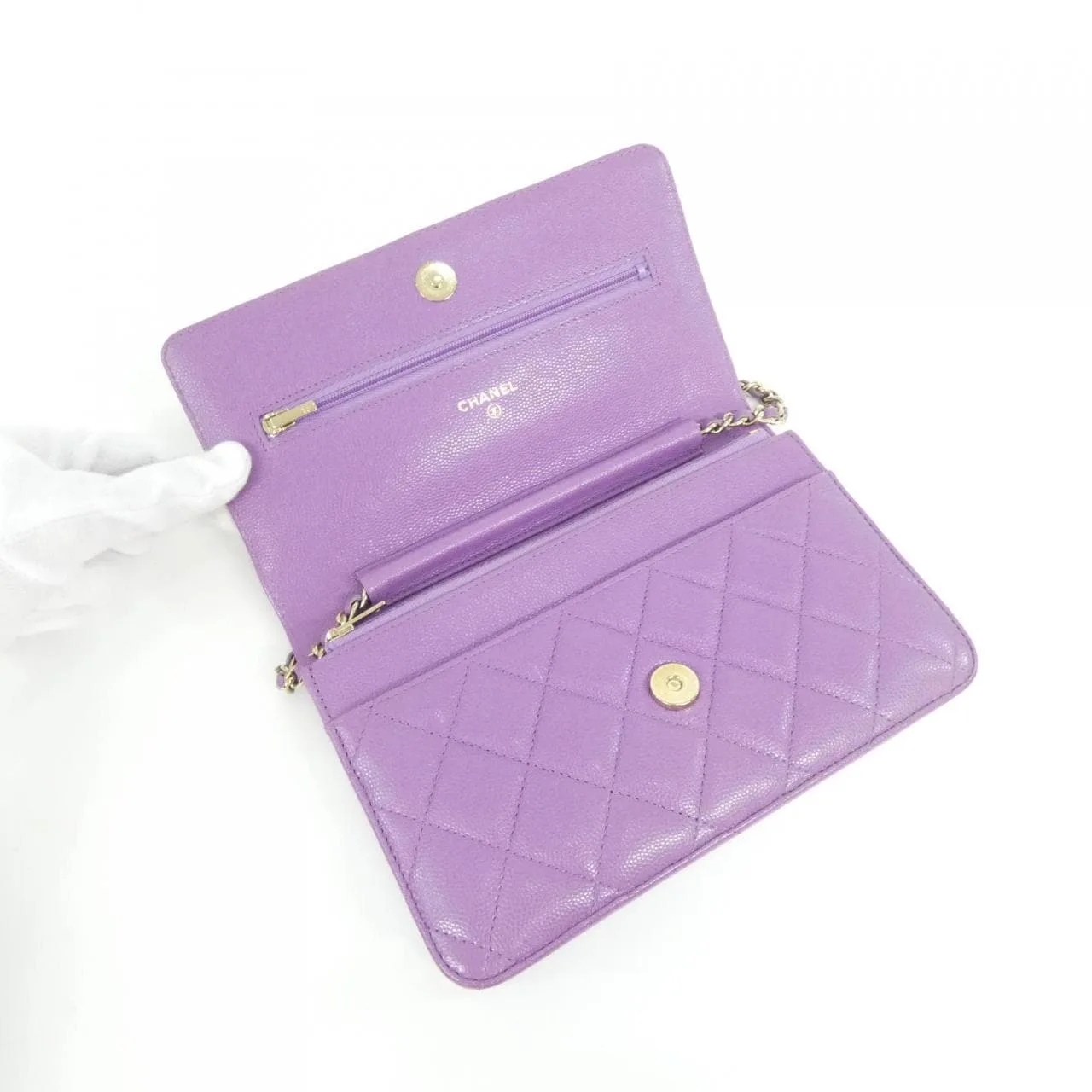 CHANEL Timeless Classic AP0250 Wallet Grained Calfskin