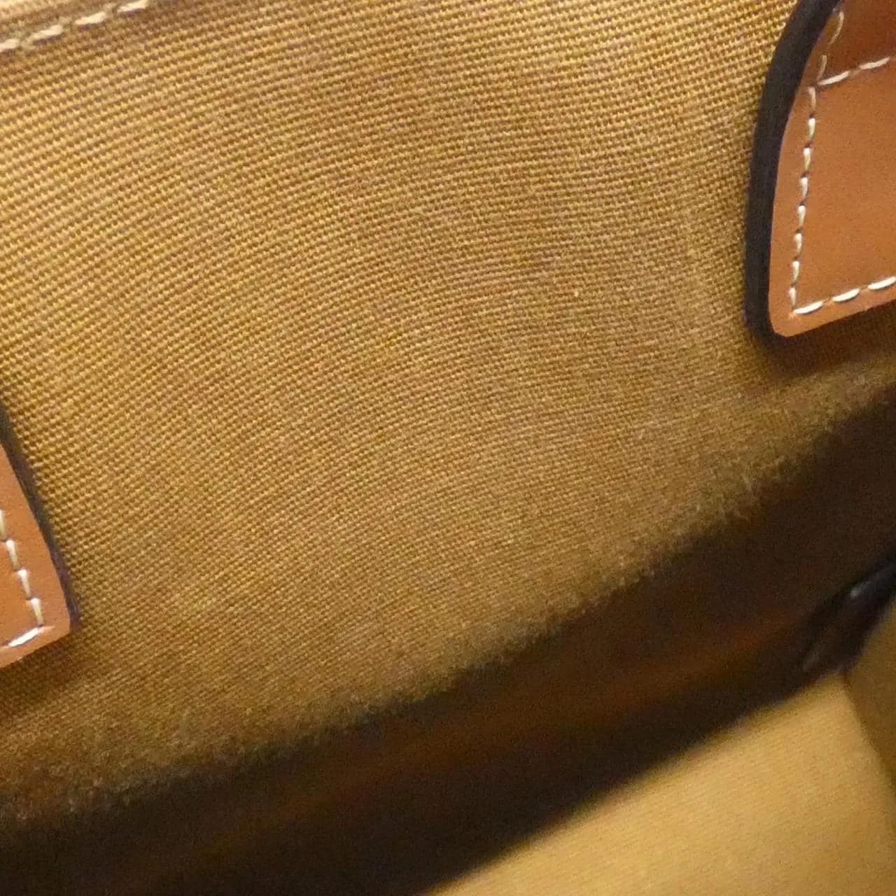 CELINE Cabas 194372BZK Handbag Canvas 黑色 帆布 中古品A - 縮圖 7