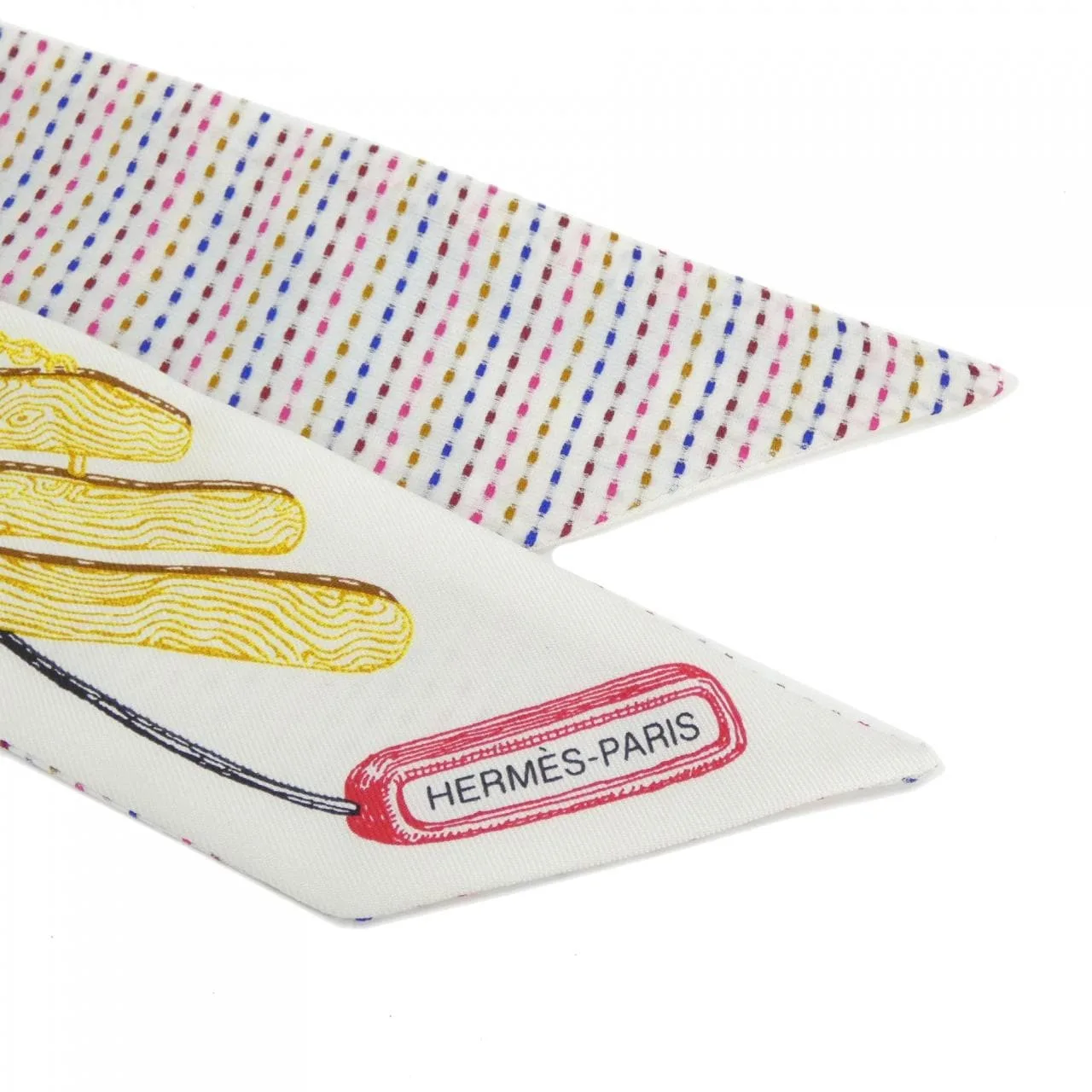 HERMES 853954S Scarf White Rank A - Thumbnail 2