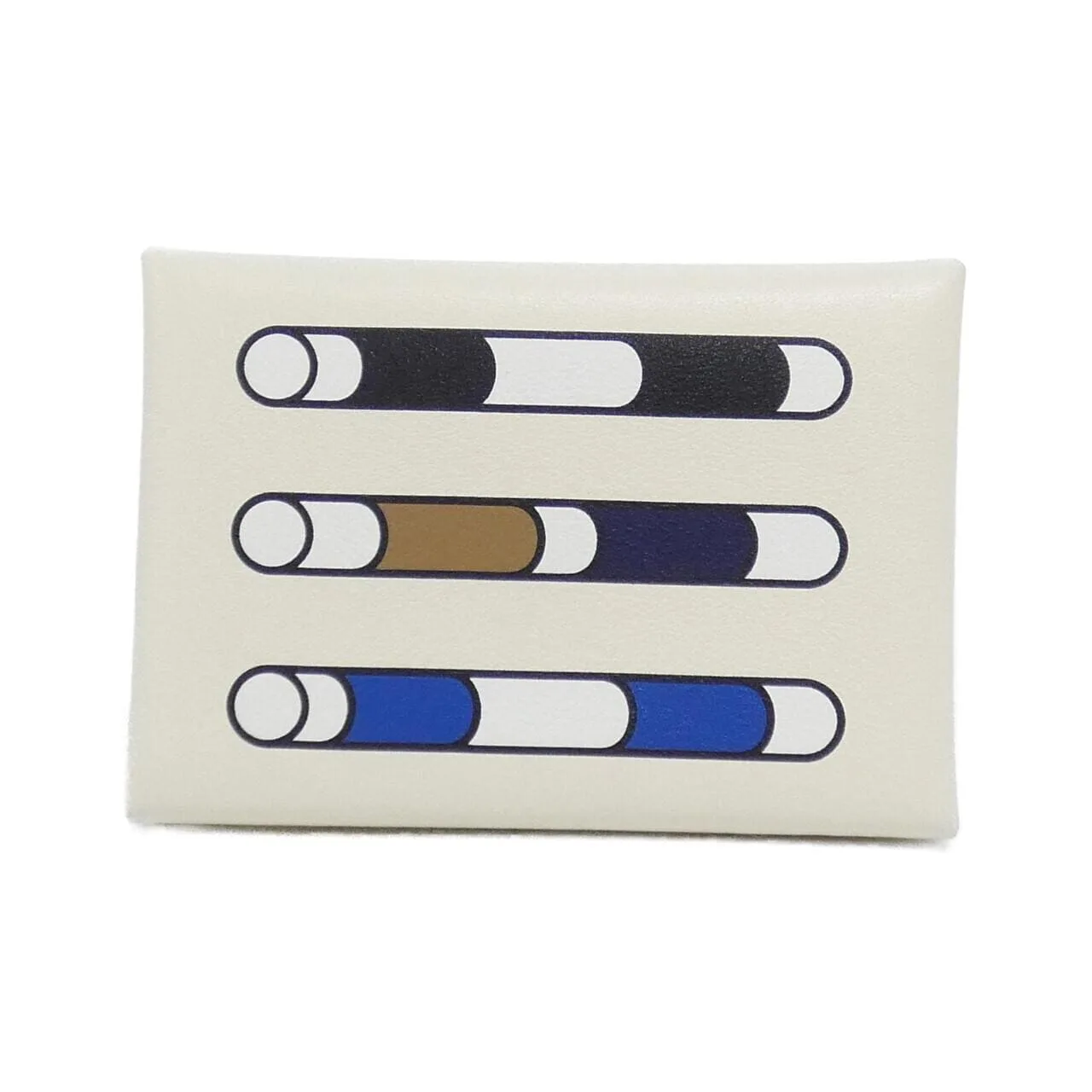 HERMES 083125CK Coin Case Swift Blue Swift Leather Rank A - Thumbnail 2