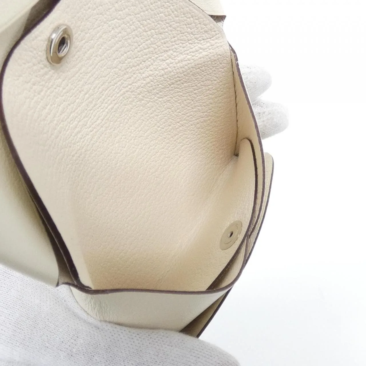 HERMES 083125CK Coin Case Swift Blue Swift Leather Rank A - Thumbnail 7