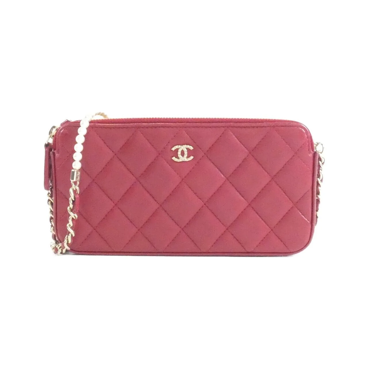 CHANEL 84276 銀包 羊皮