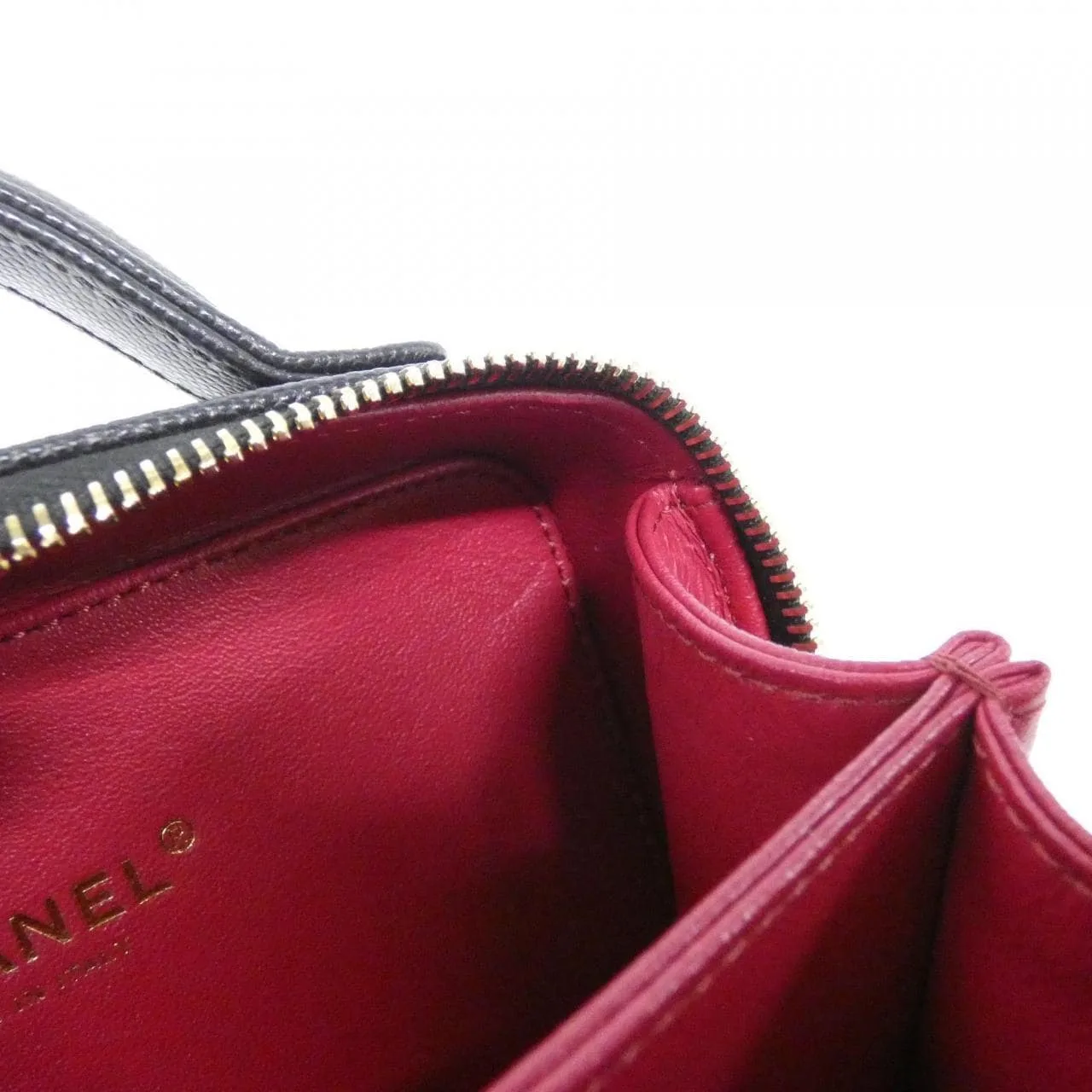 CHANEL 93342 Handbag Grained Calfskin Black Grained Calfskin Rank A - Thumbnail 8