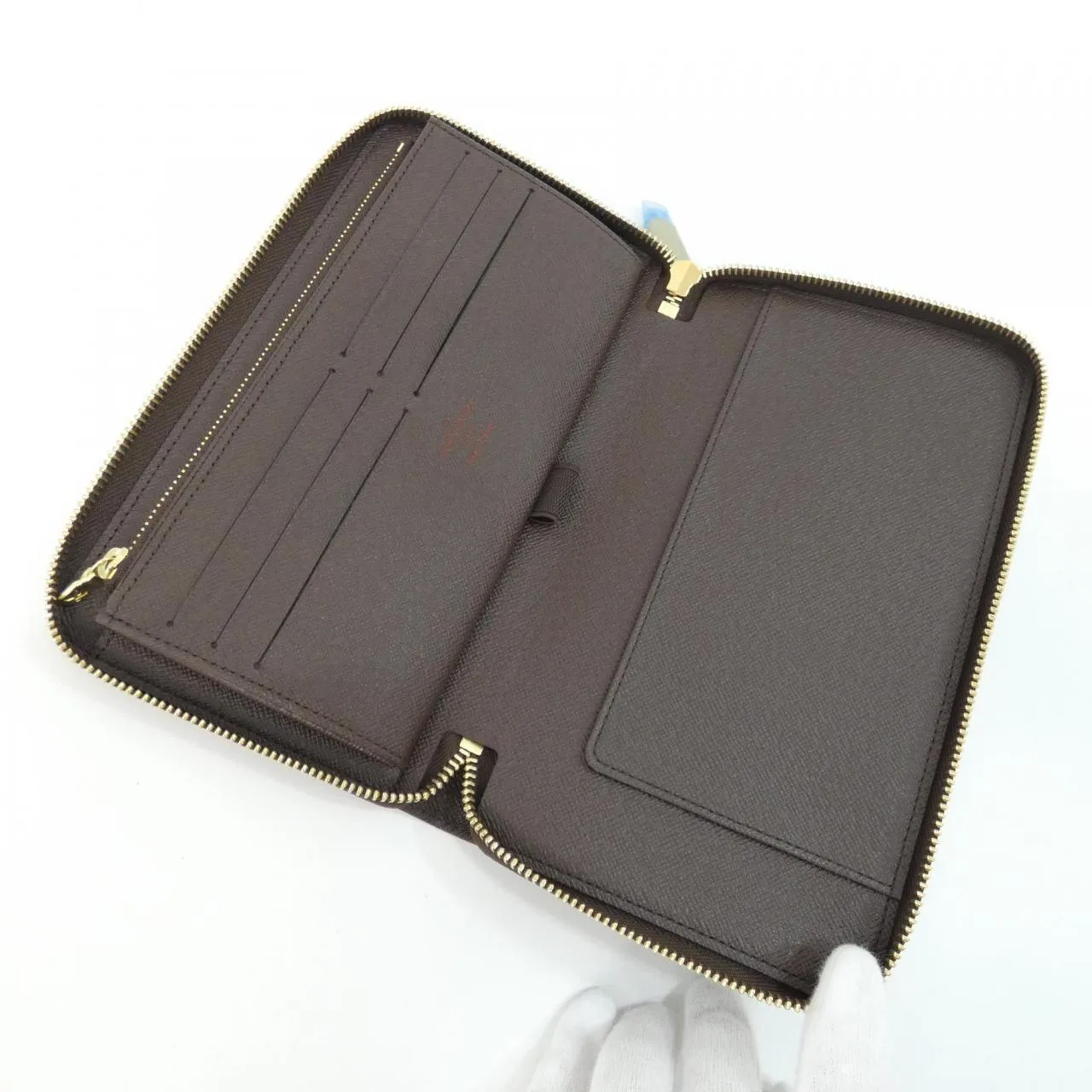 LOUIS VUITTON N60003 Wallet Damier Black Damier Rank A - Thumbnail 3