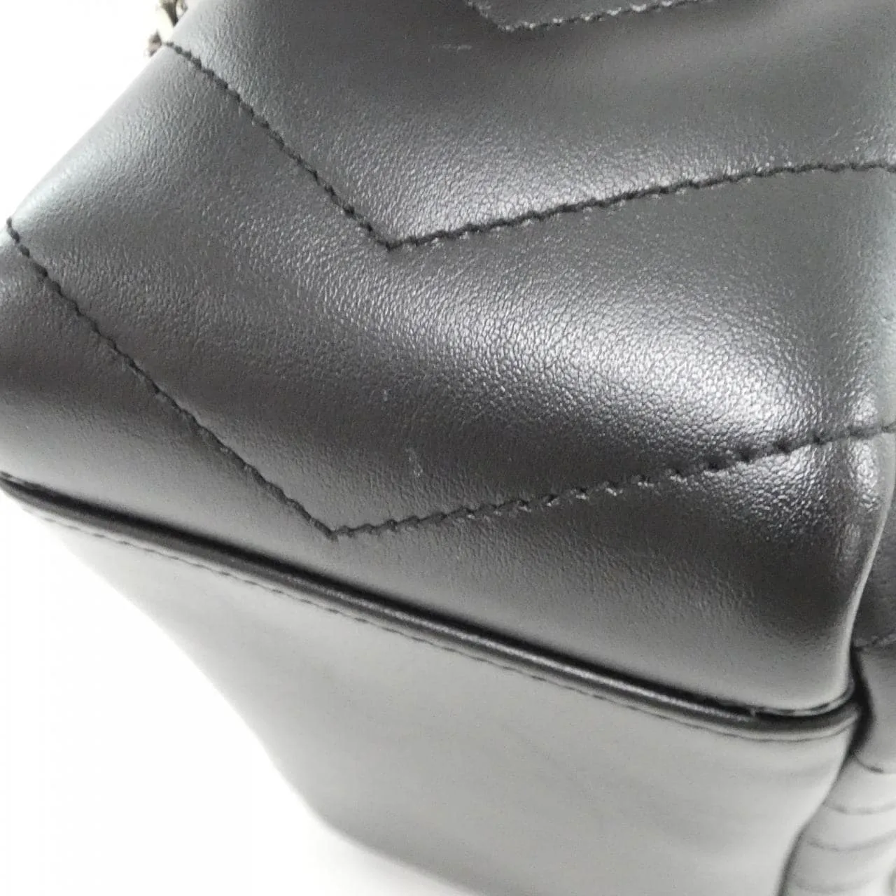 SAINT LAURENT Loulou 574102 DV746 Shoulder Black Rank A - Thumbnail 6