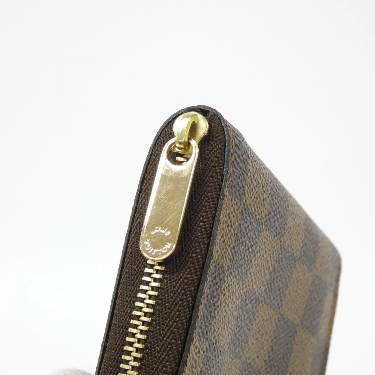 LOUIS VUITTON N63070 Coin Case Damier 黑色 Damier 中古品A - 縮圖 3