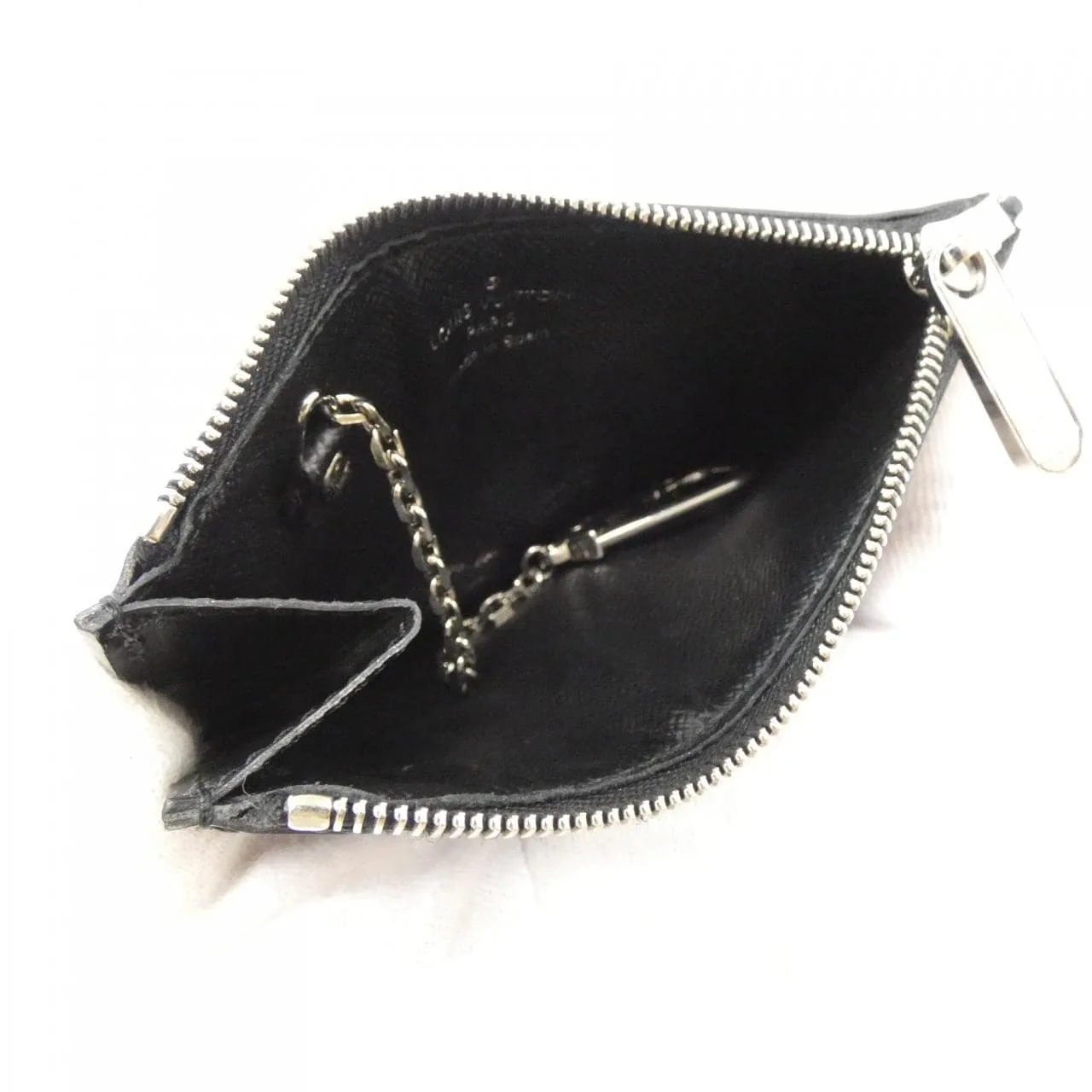 LOUIS VUITTON Pochette M66602 Coin Case Epi 黑色 Epi 中古品A - 縮圖 7