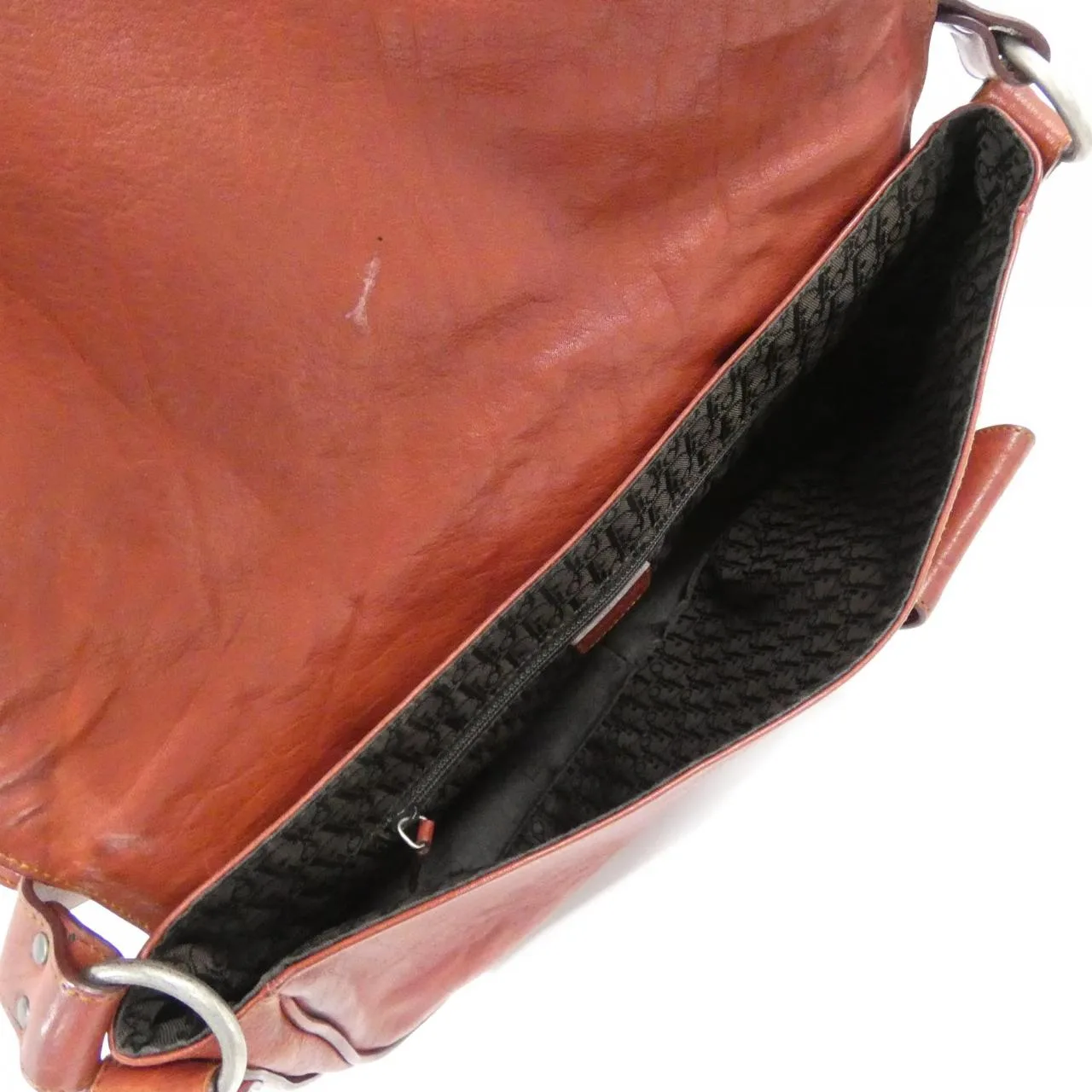 DIOR WAC44923 Shoulder Leather Bordeaux Leather Rank B - Thumbnail 10