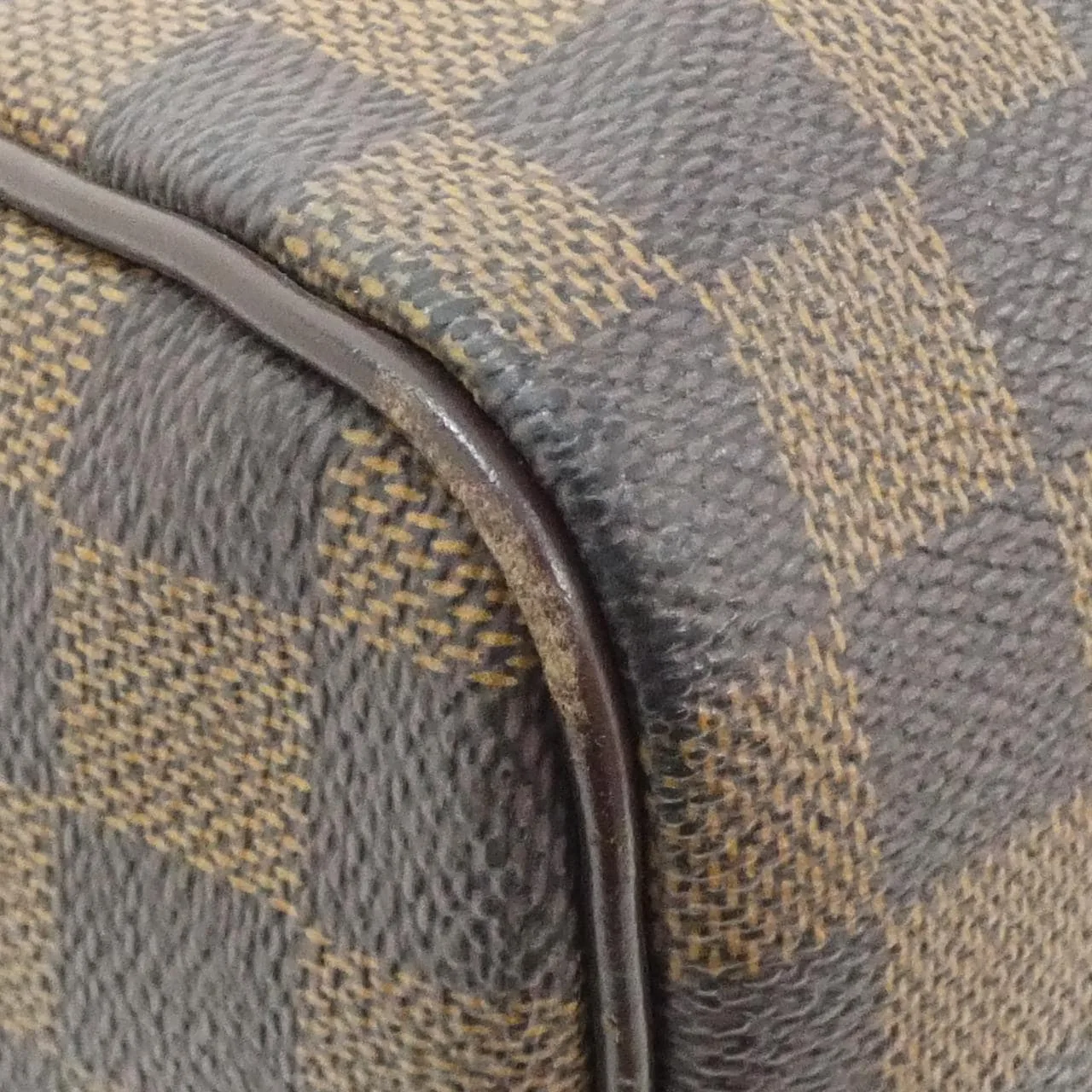 LOUIS VUITTON Speedy N41531 Boston Damier 黑色 Damier 中古品B - 縮圖 2