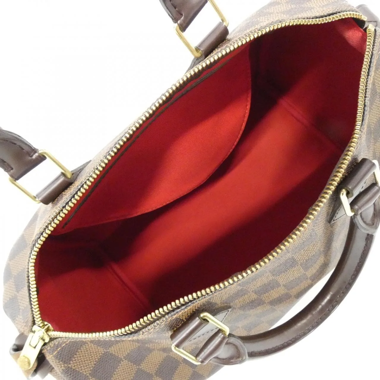 LOUIS VUITTON Speedy N41531 Boston Damier 黑色 Damier 中古品B - 縮圖 9
