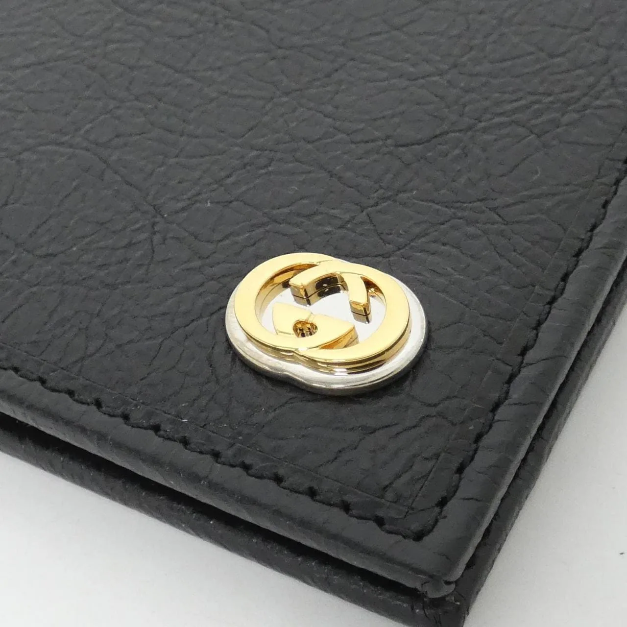 GUCCI 575985 1GZ0X Coin Case Leather Black Leather Rank A - Thumbnail 3